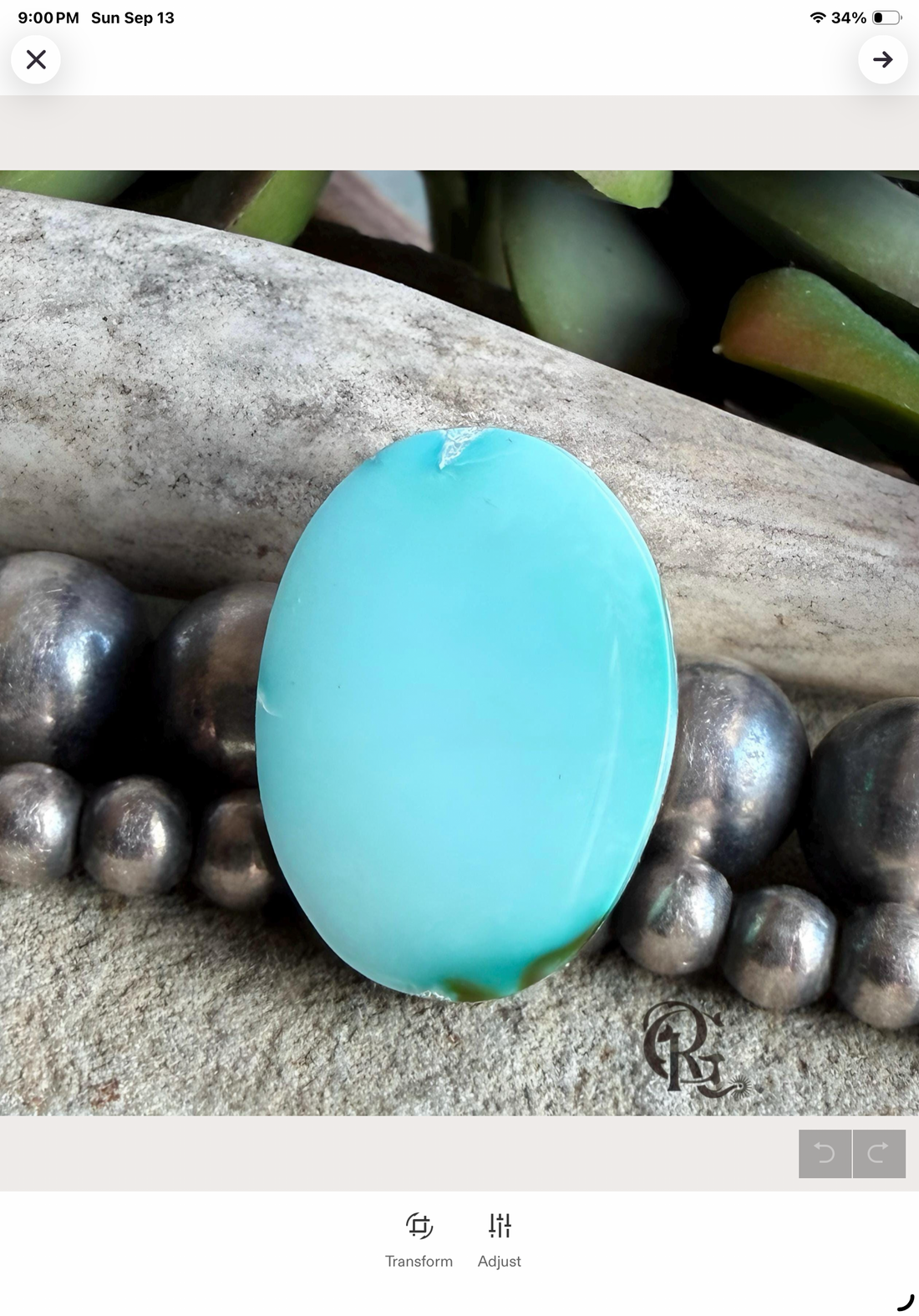 Royston Turquoise Mint Green Oval Cabochon-Nevada Gemstone