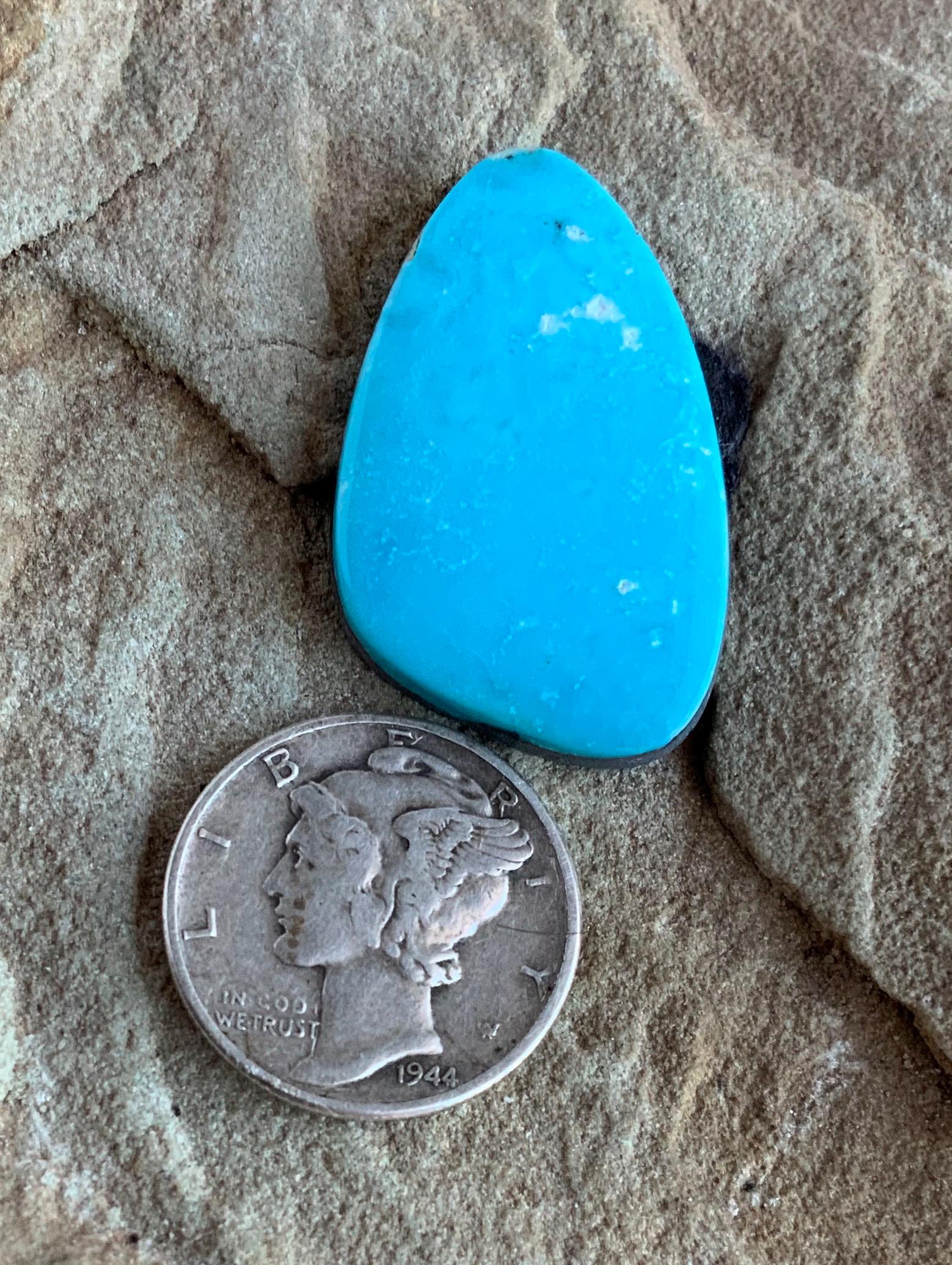 Blue Gem Turquoise Cabochon