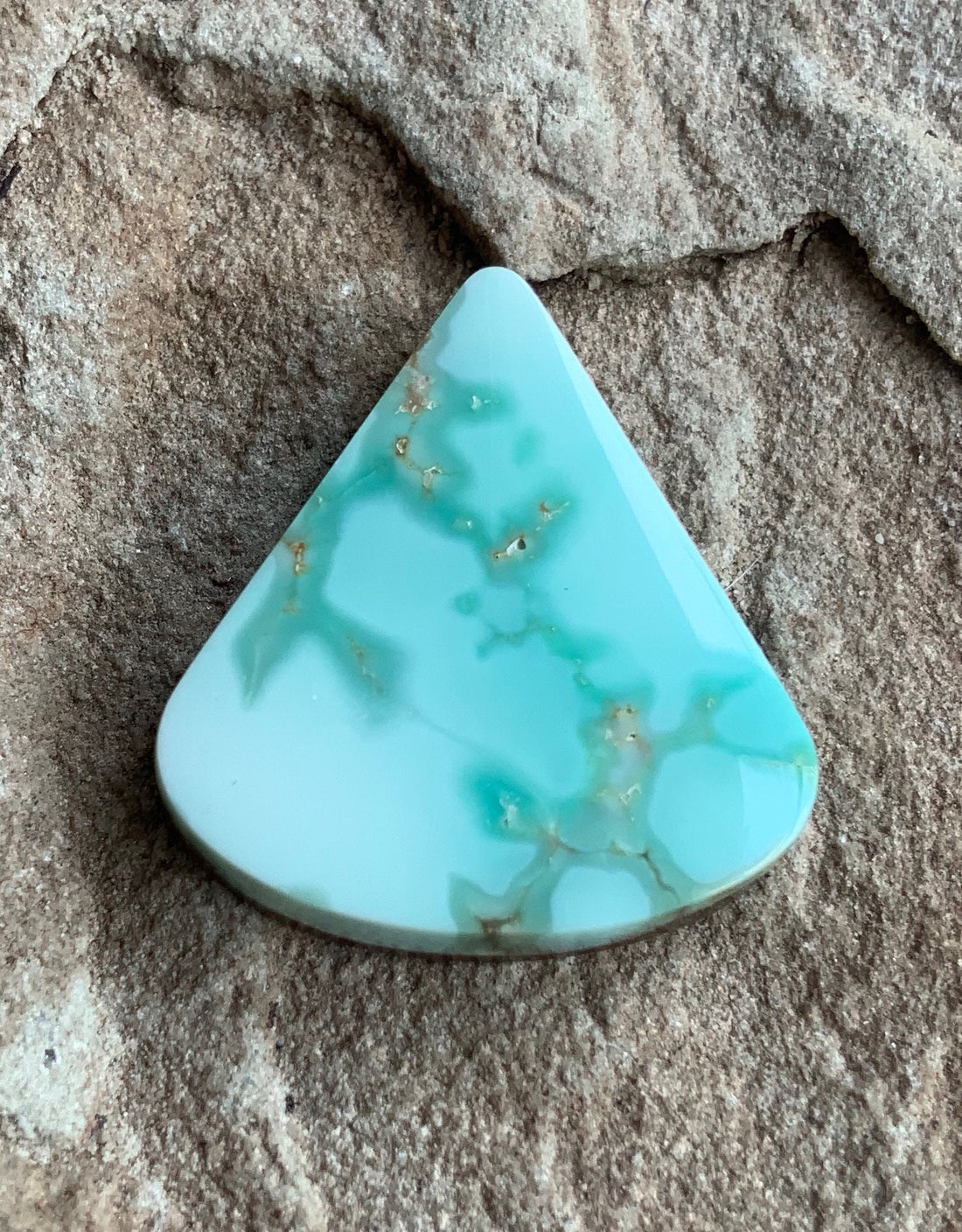 Carico Lake Turquoise Cabochon or Polished Stone Cab #42