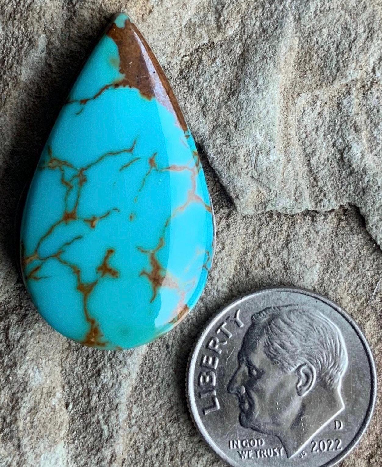 Royston Turquoise Teardrop Cabochon #R138