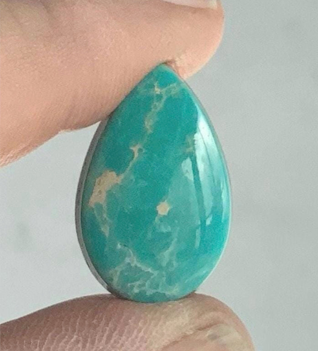 Fox Turquoise Teardrop Cabochon -Nevada Gemstone