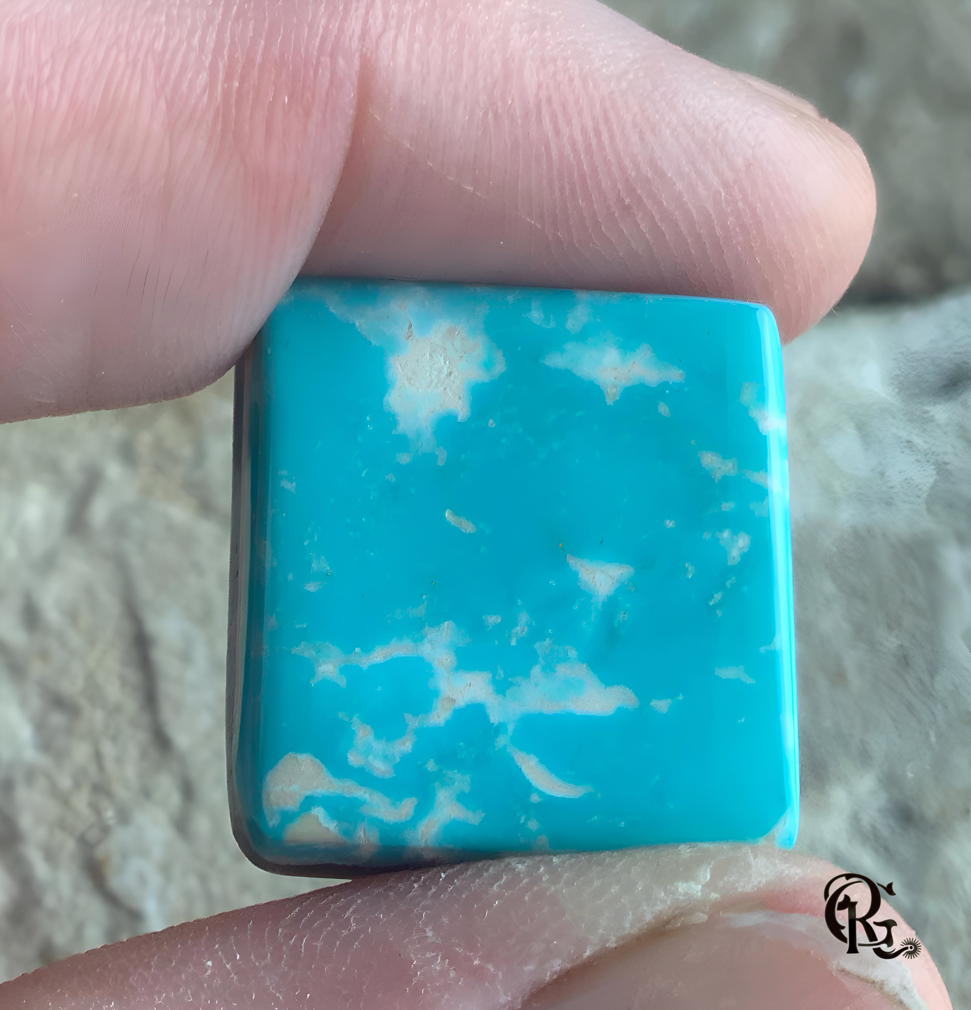 Royston Turquoise Rectangular Cabochon #R27