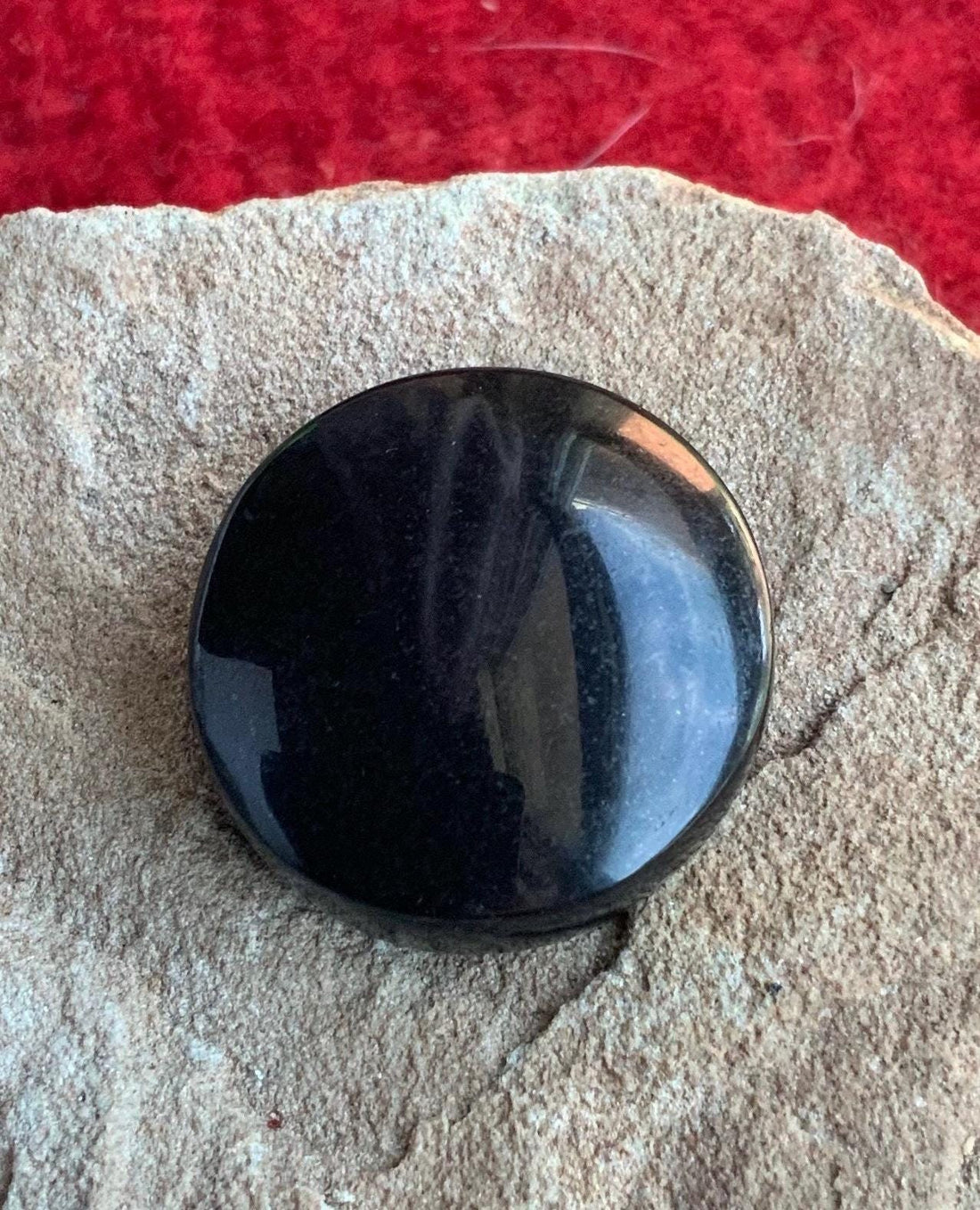 Black Onyx Round Cabochon