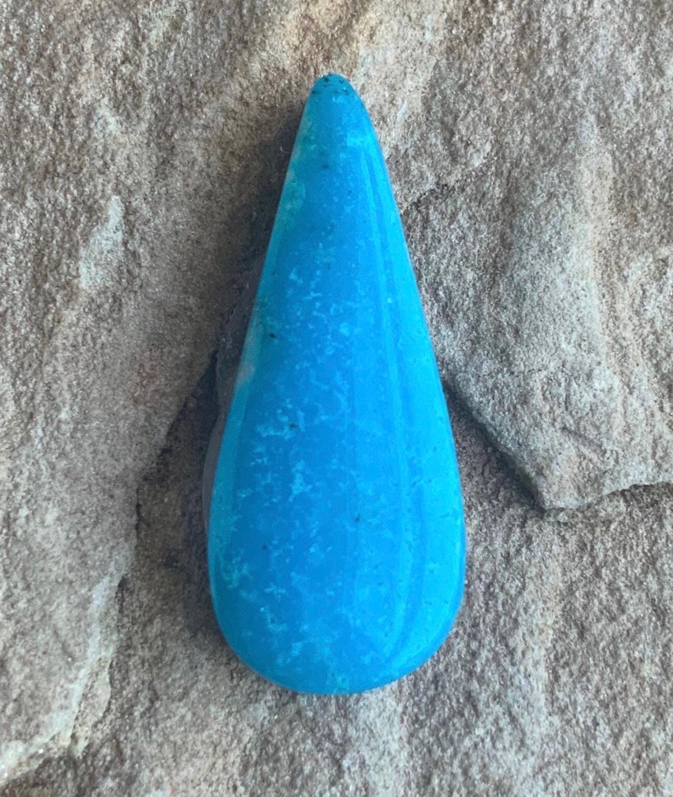 Kingman Turquoise Teardrop Cabochon