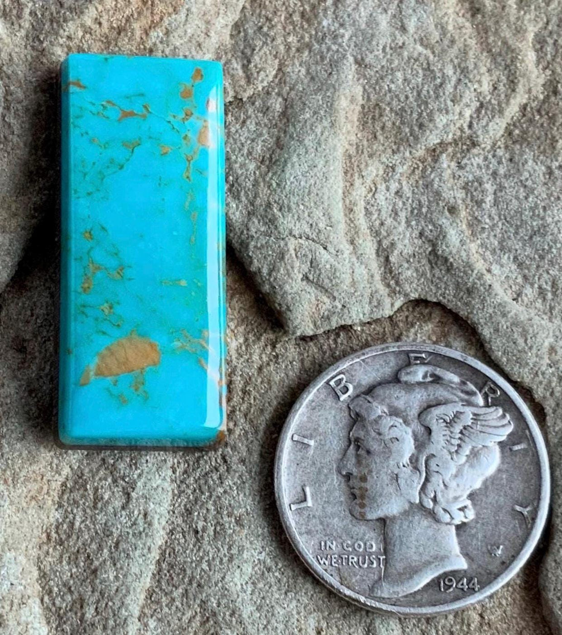 Royston Turquoise Rectangular Cabochon