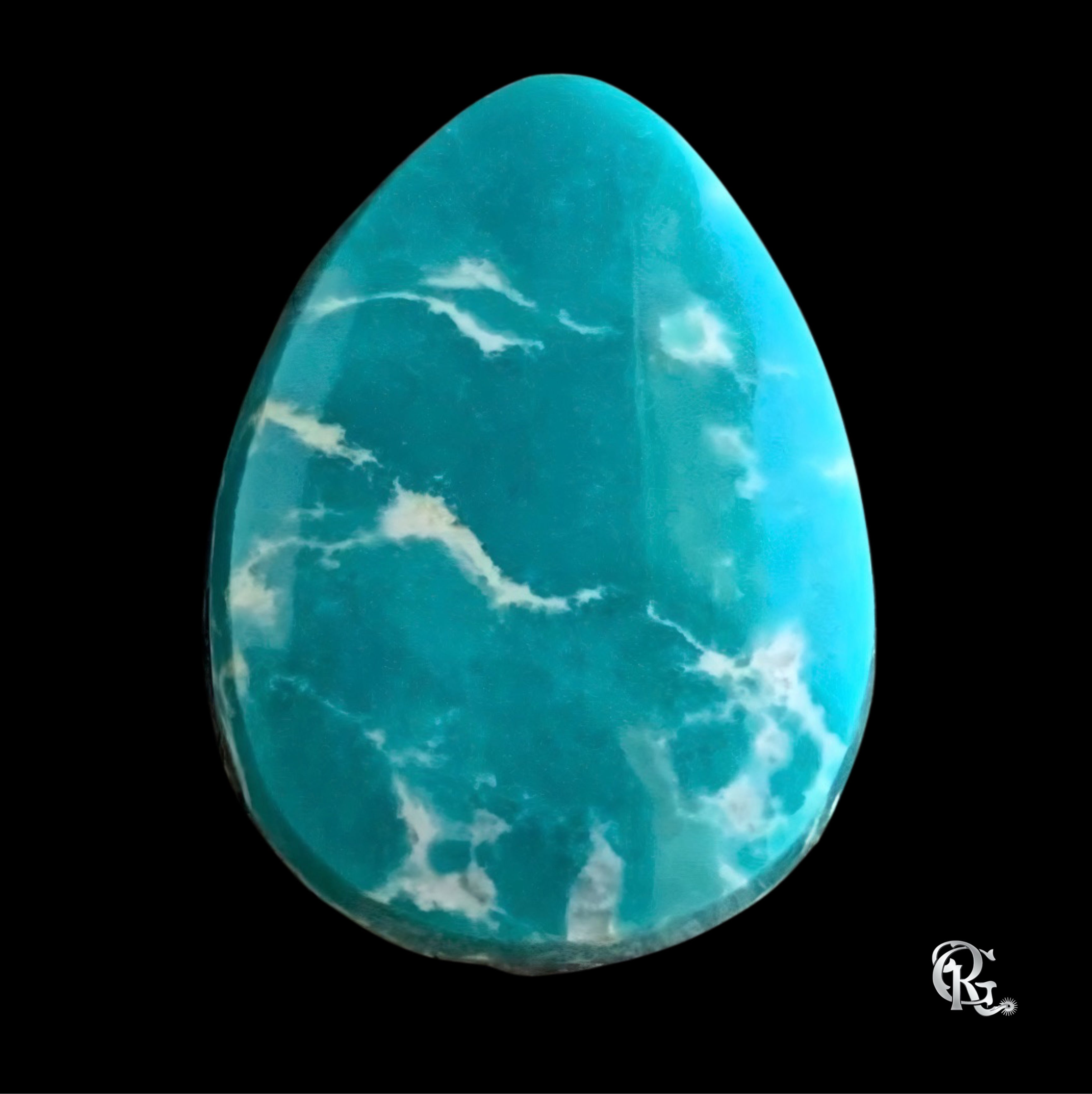 Beautiful Fox Turquoise Teardrop Cabochon-Nevada Gemstone
