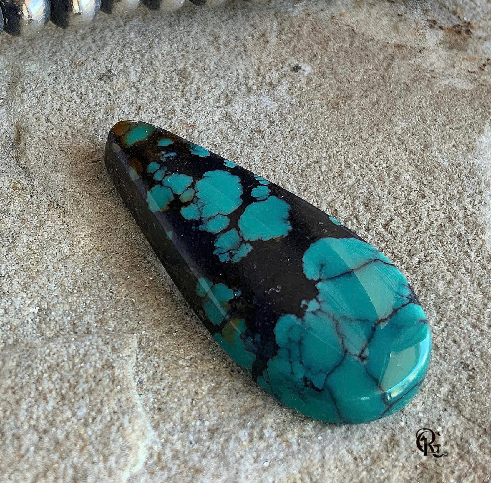 Bao Canyon Turquoise Cabochon-Hubei Province Gemstone #BC188
