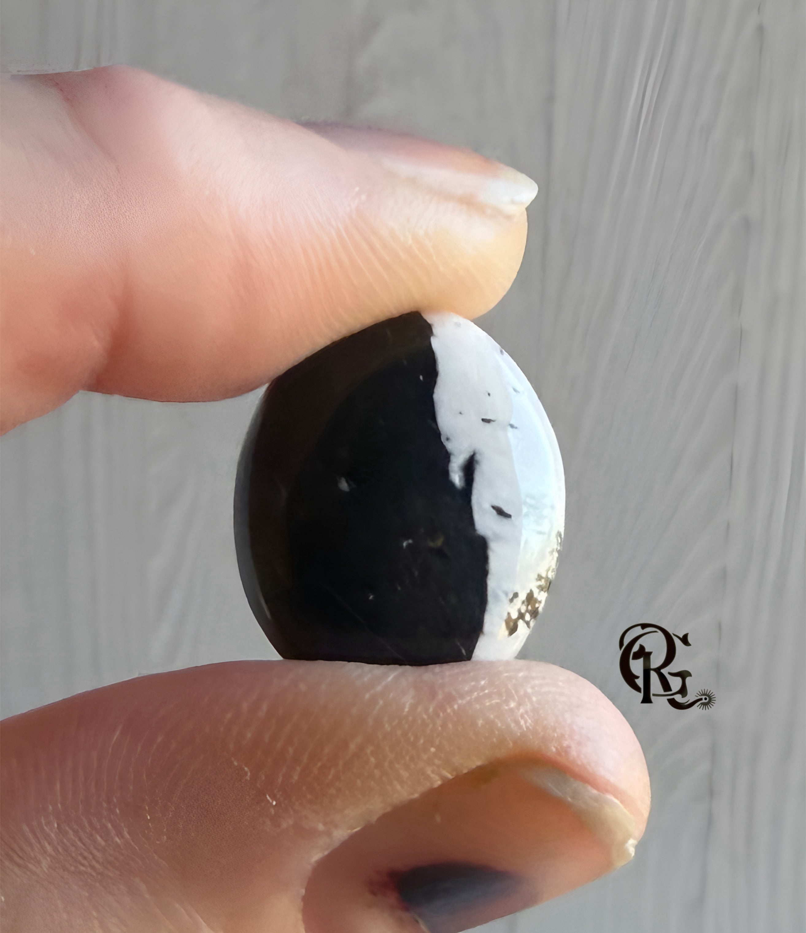 Natural White Buffalo Oval Cabochon