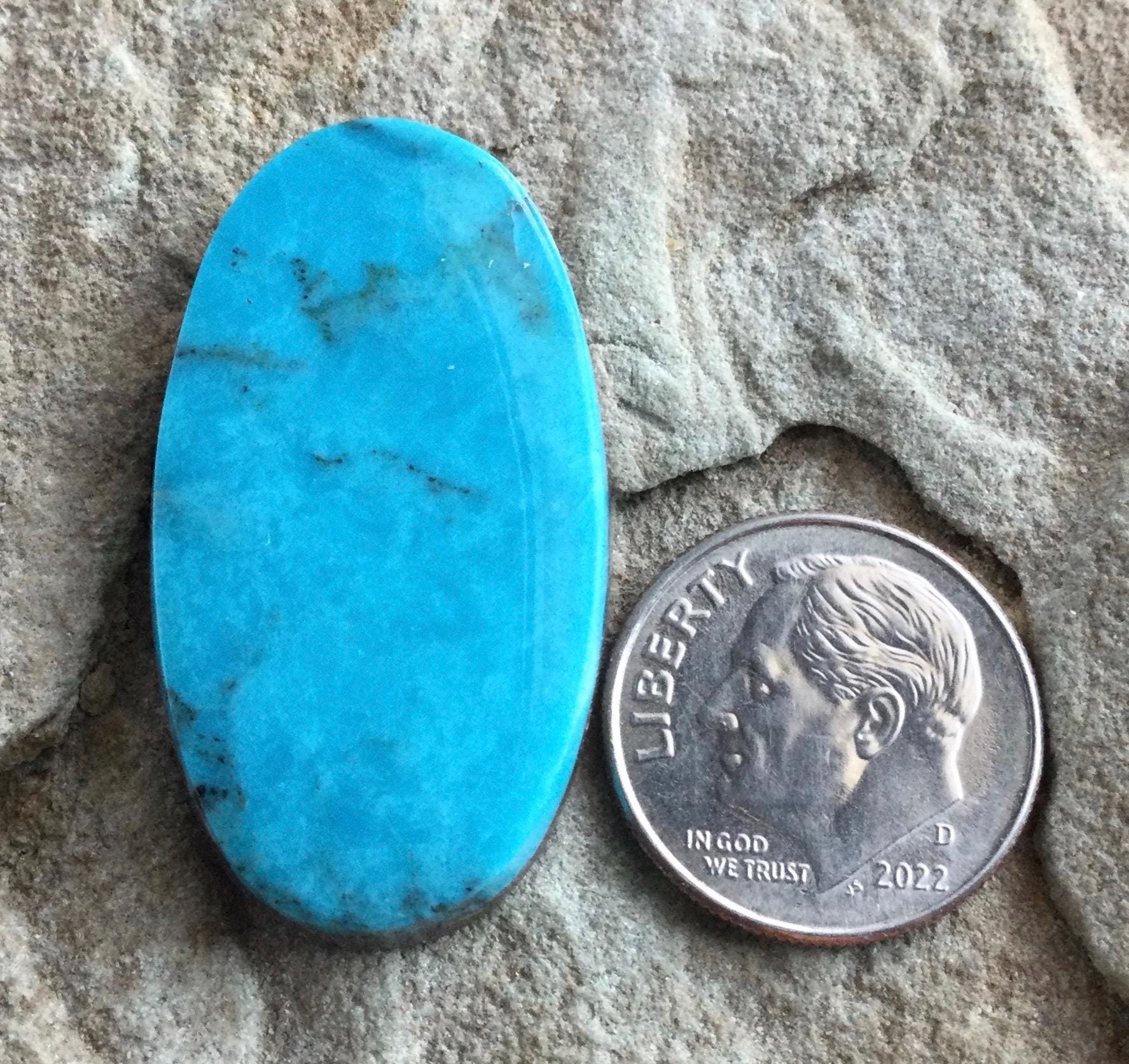 Blue Kingman Turquoise Oval Cabochon #K142