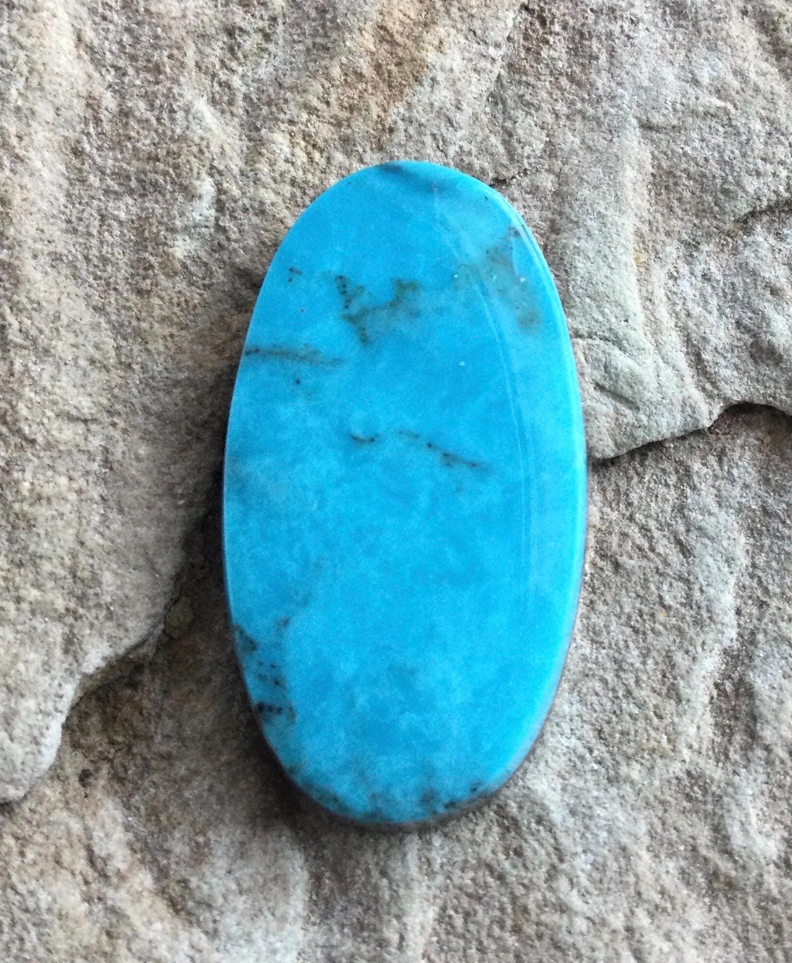 Blue Kingman Turquoise Oval Cabochon #K142