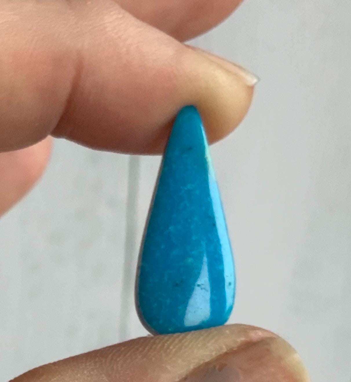 Kingman Turquoise Teardrop Cabochon