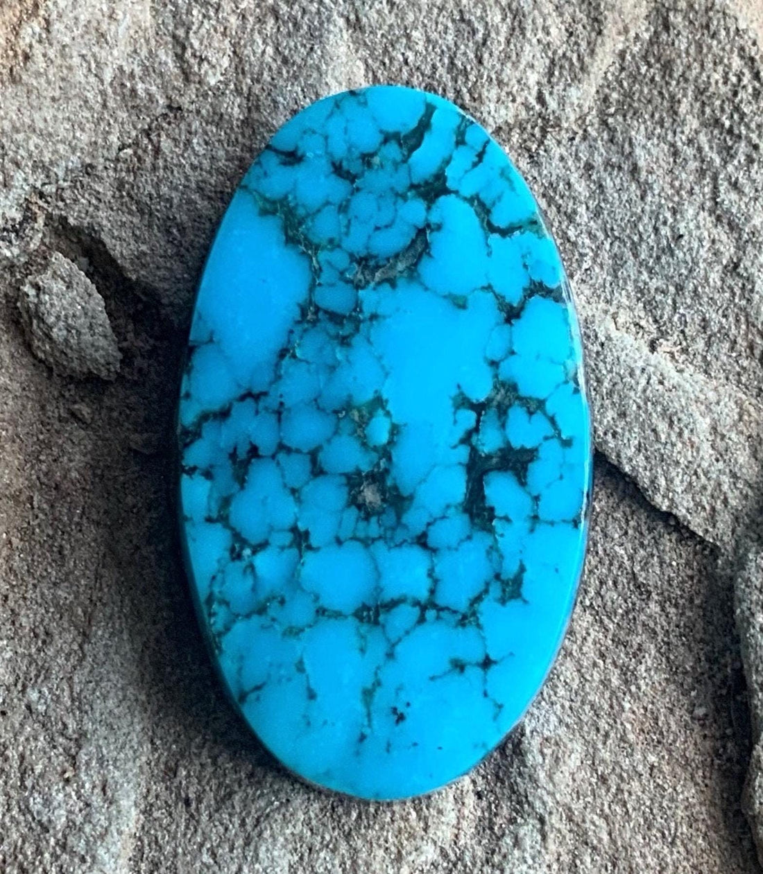 Ithaca Peak Blue High Grade Turquoise Oval Cabochon