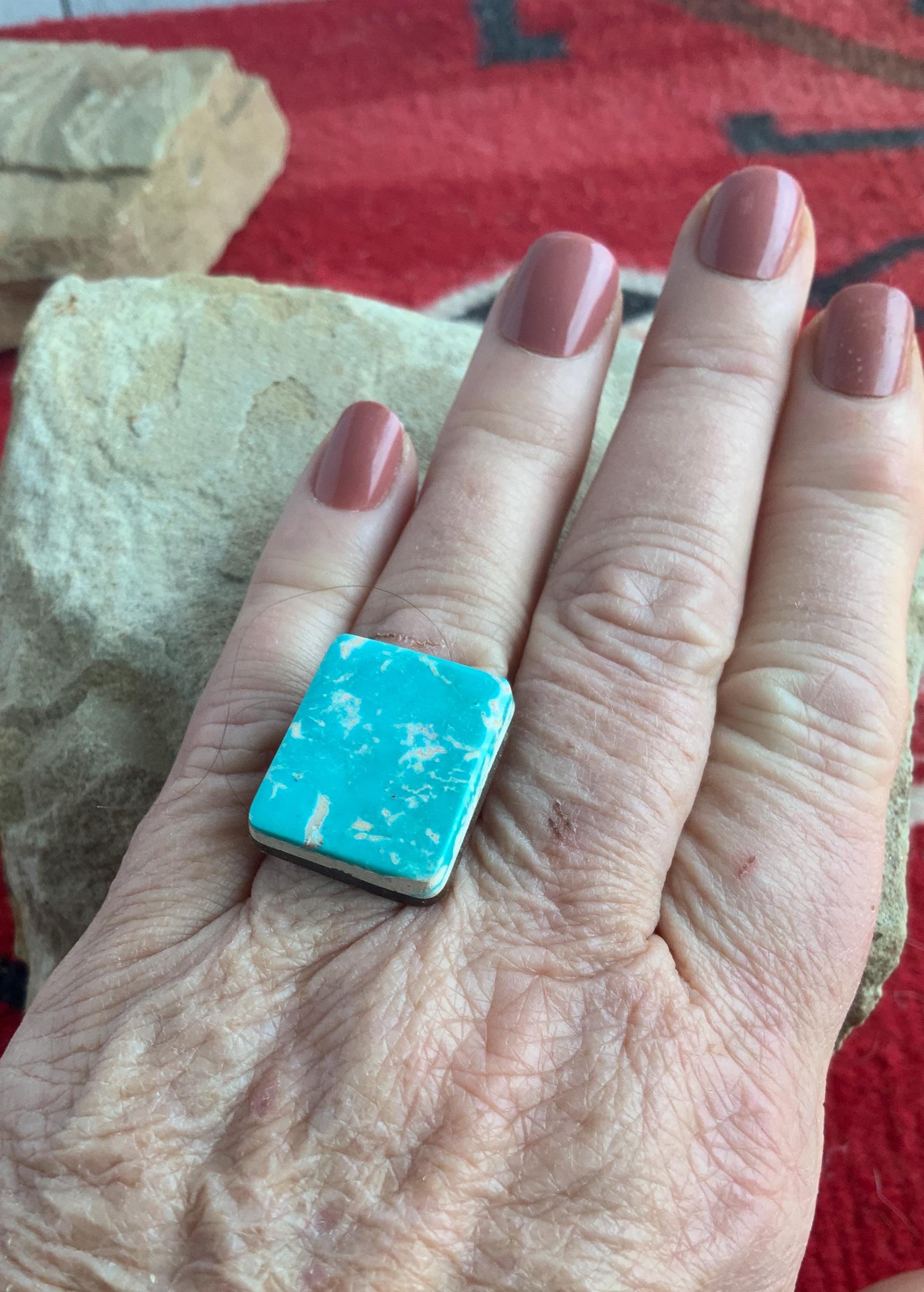 Royston Turquoise Rectangular Cabochon #R67