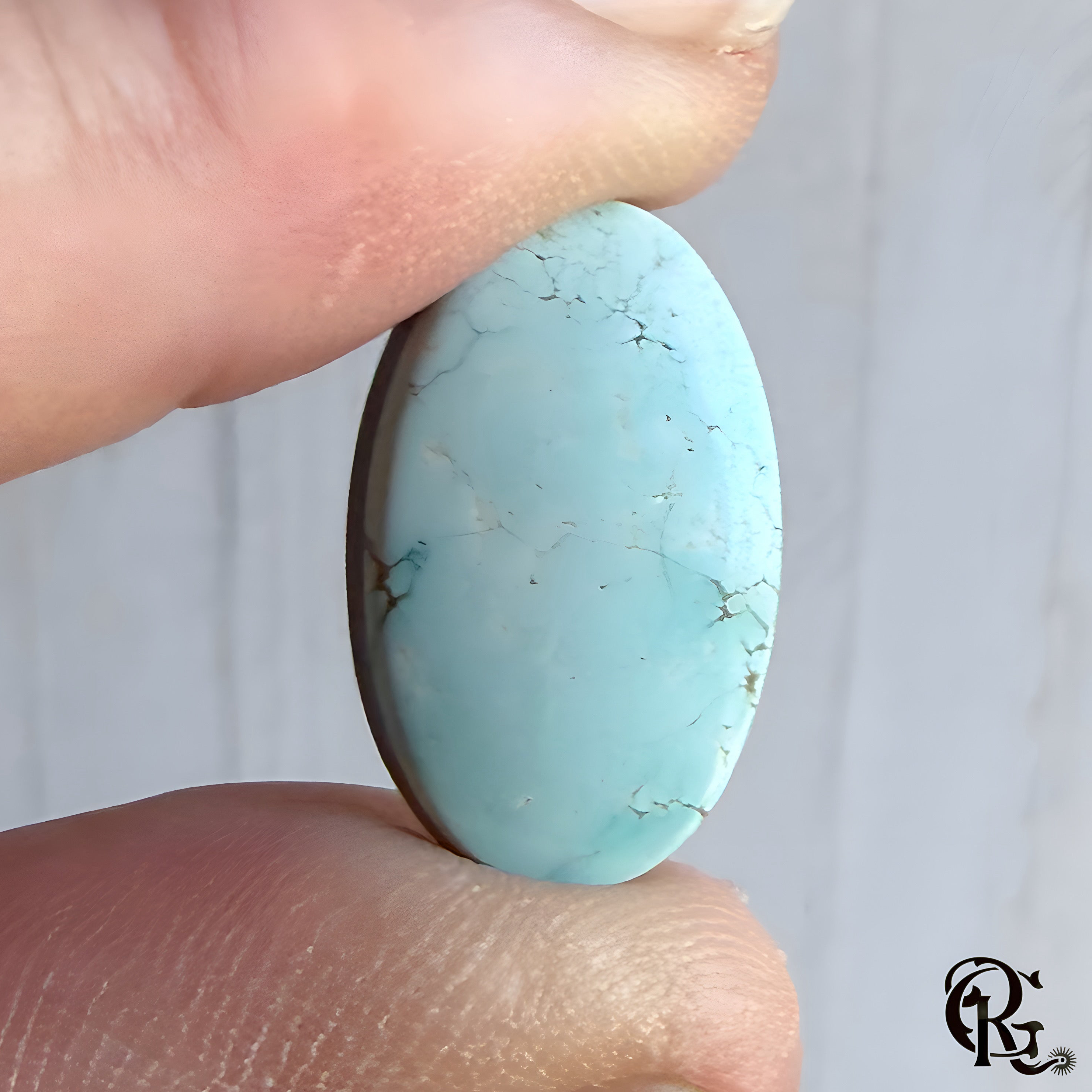 #8 Turquoise Oval Cabochon-Nevada Mined Gemstone