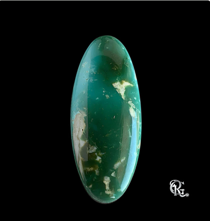 Natural Royston Turquoise Oval Green Cabochon