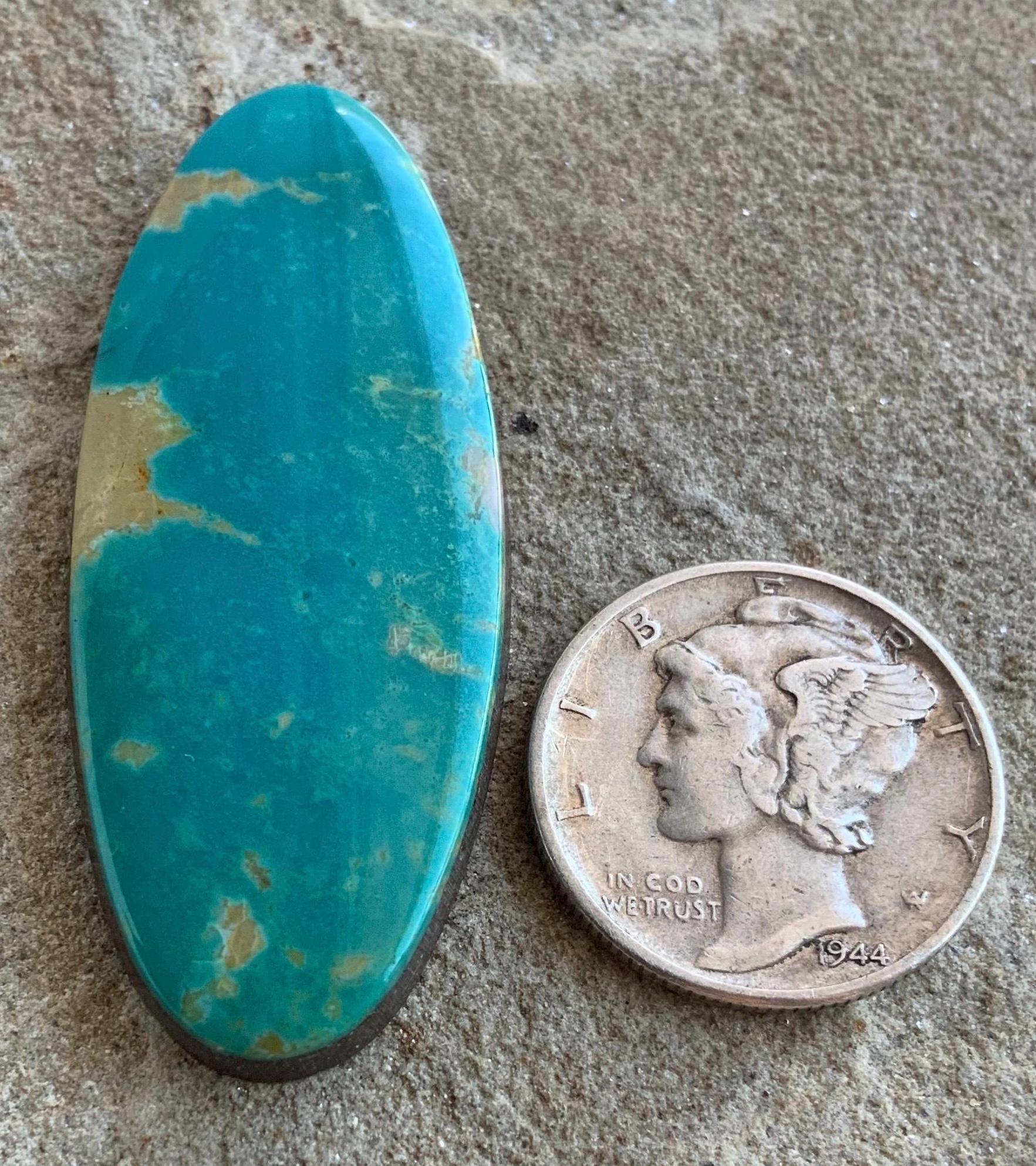 Royston Turquoise Long Oval Cabochon #R128