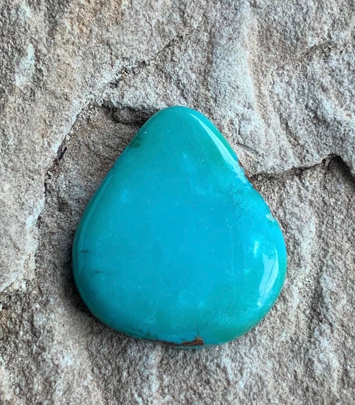 Royston Blue Turquoise Triangular Cabochon
