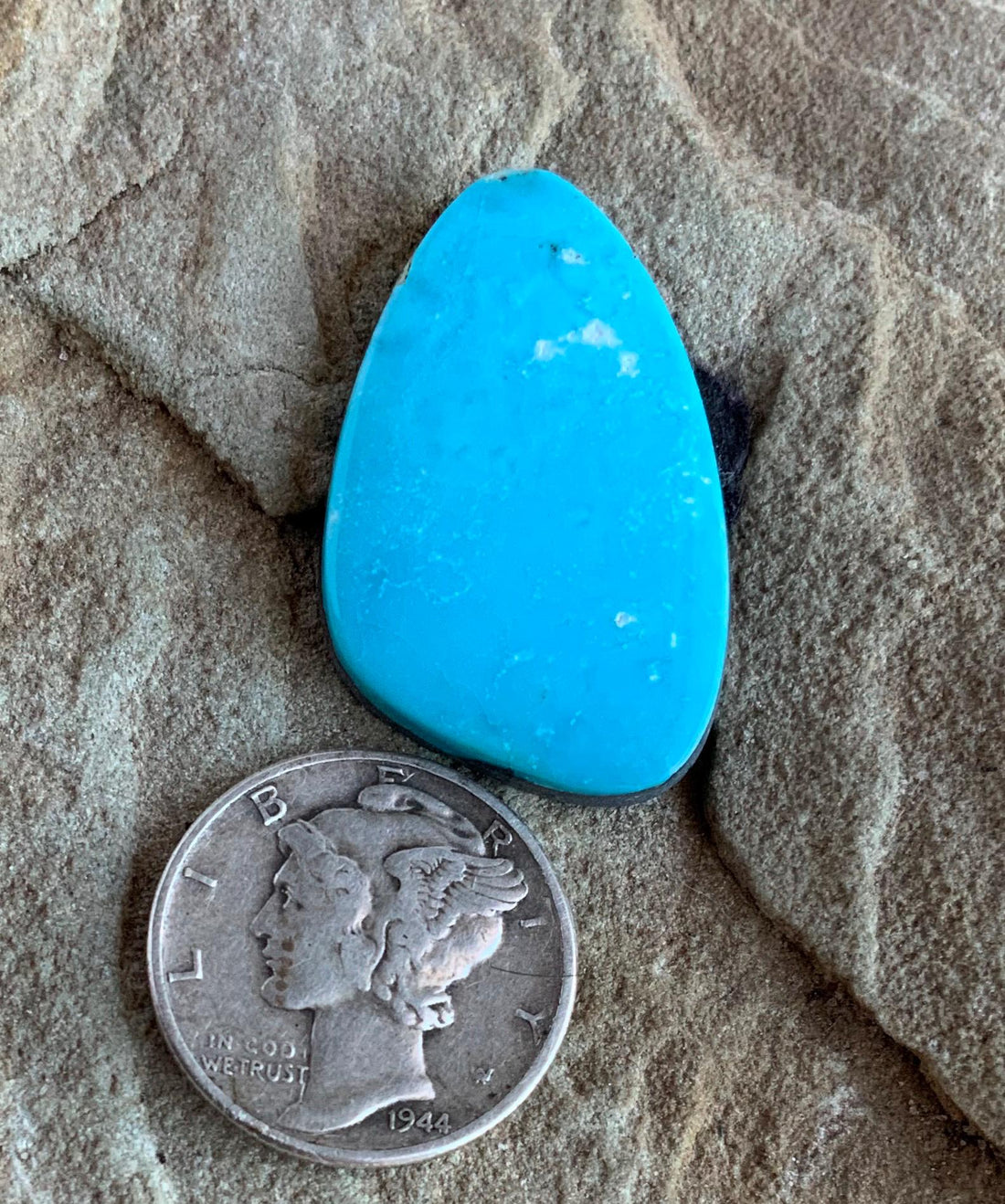 Blue Gem Turquoise Cabochon