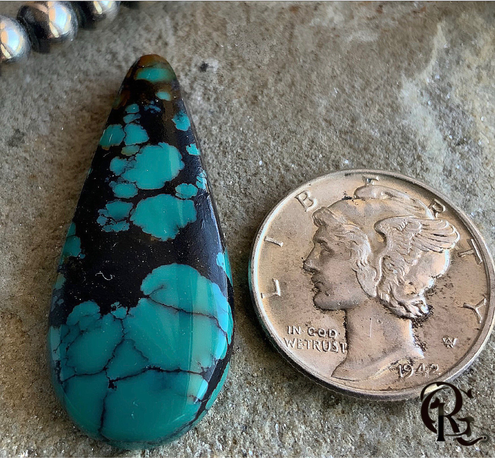 Bao Canyon Turquoise Cabochon-Hubei Province Gemstone #BC188