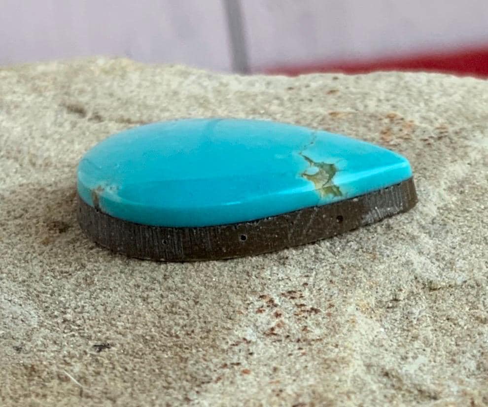 Royston Turquoise Blue Teardrop Cabochon #R298