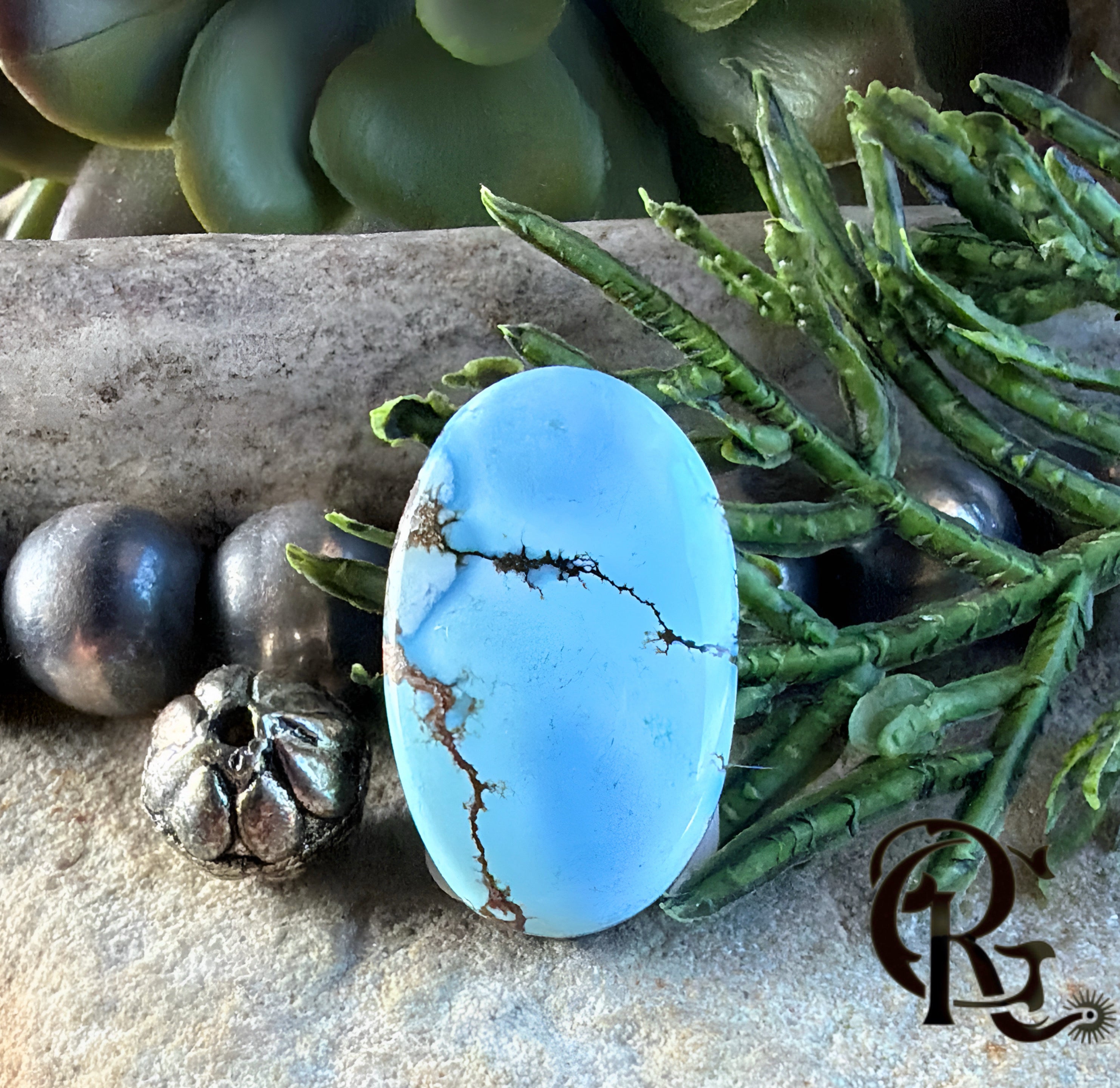 Gobi Desert Lavender Oval Cabochon