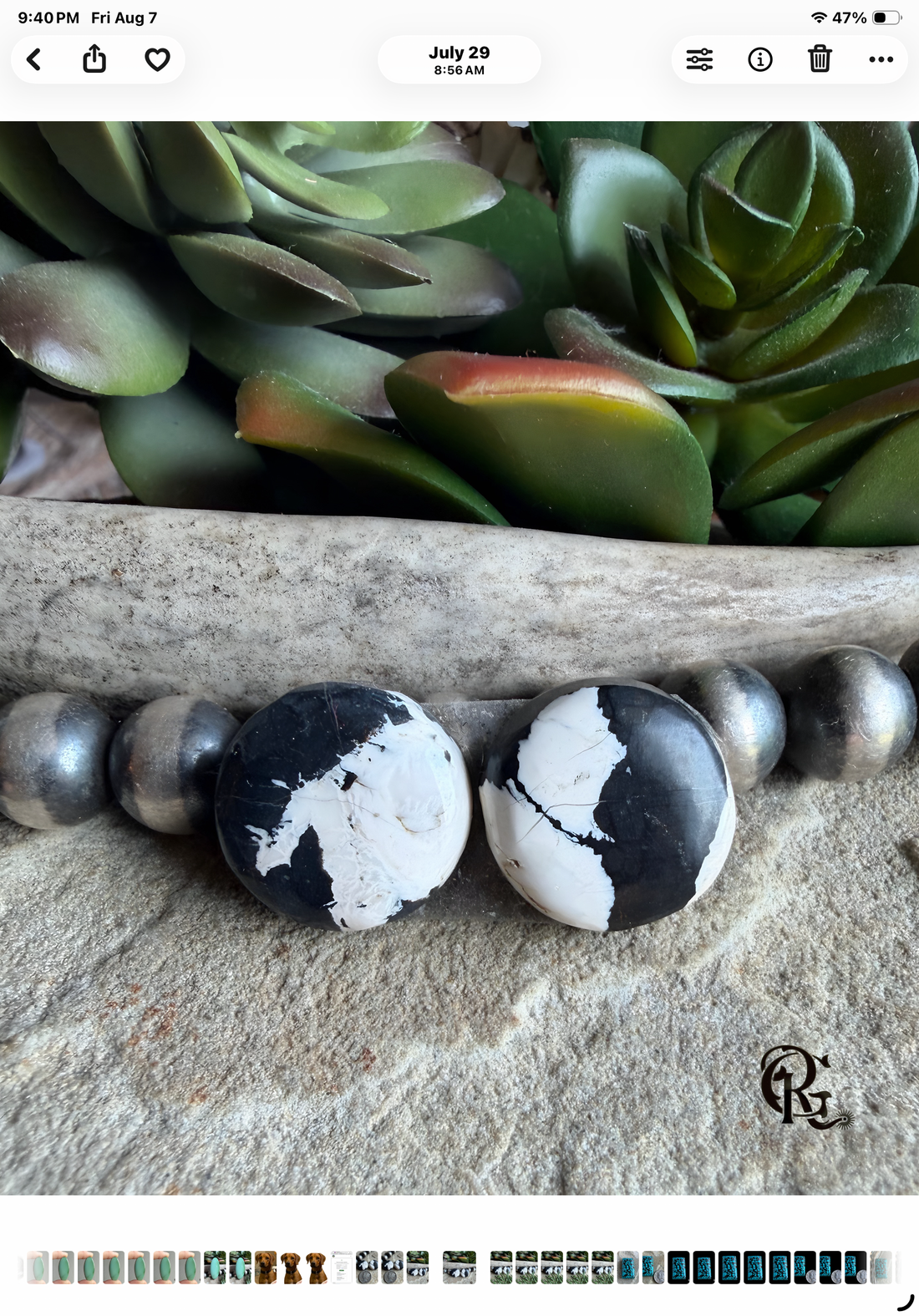 Natural White Buffalo Round Earring Cabochons or Matched Earring Pair