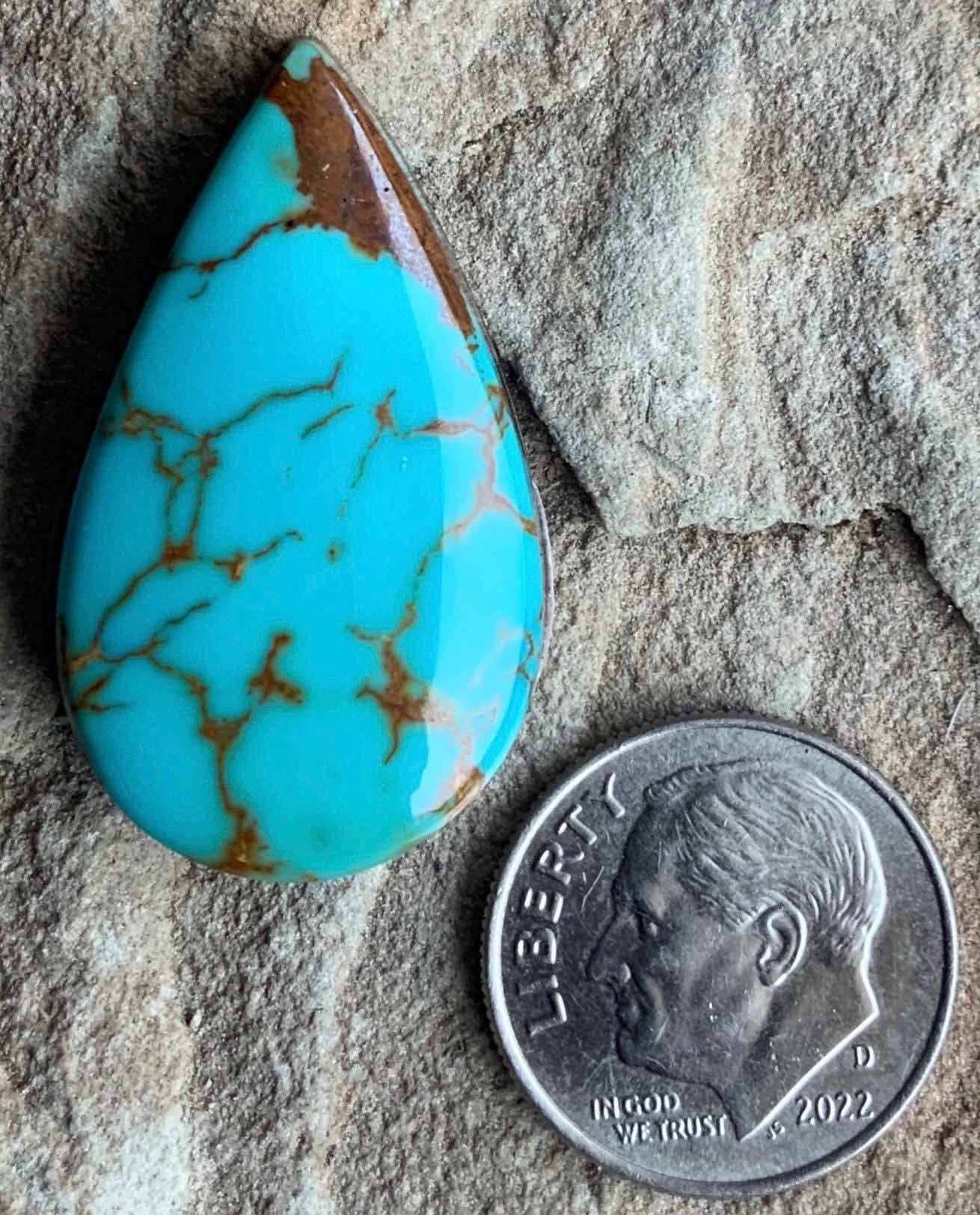 Royston Turquoise Teardrop Cabochon #R138