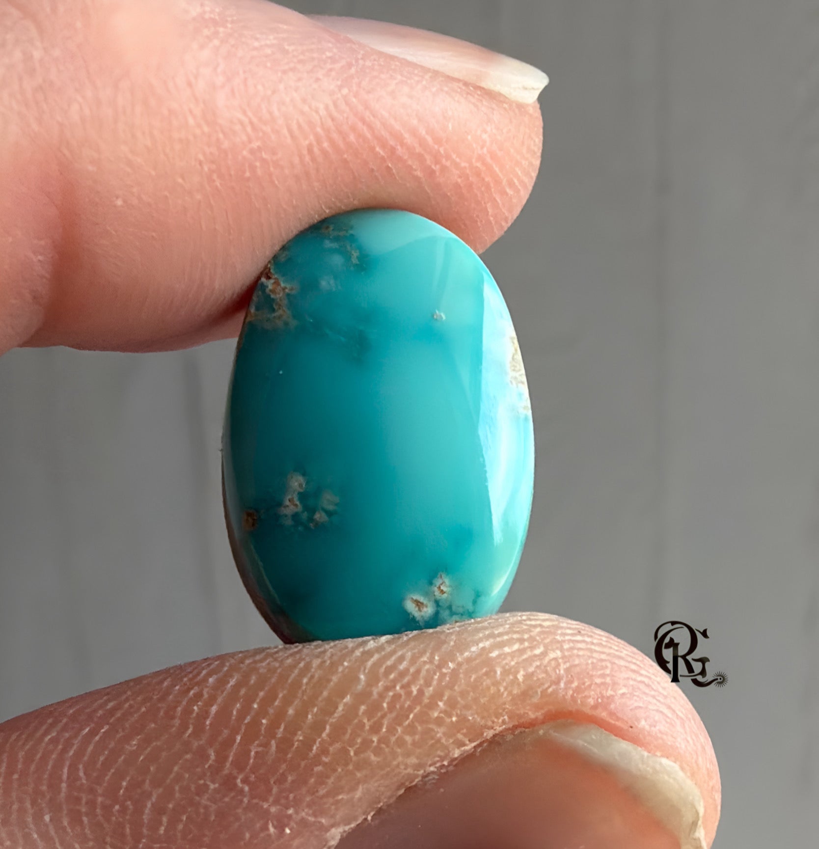 Natural Royston Turquoise Blue Oval Cabochon-Nevada Gemstone (Copy)