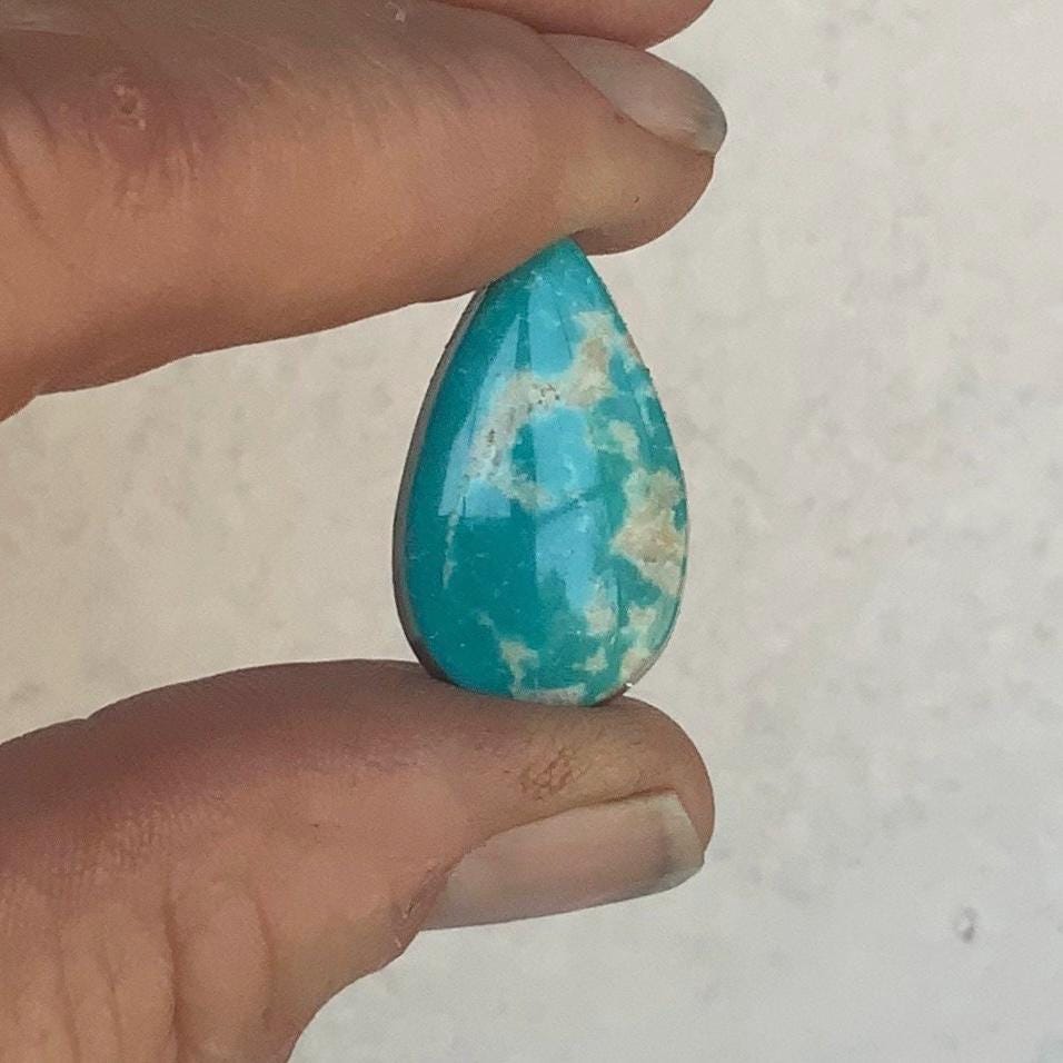 Fox Turquoise Teardrop Cabochon   #F222