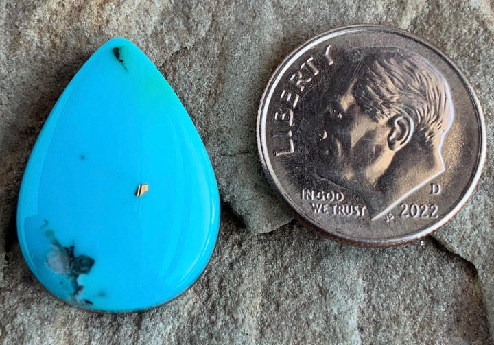 Ithaca Peak Turquoise Teardrop Cabochon