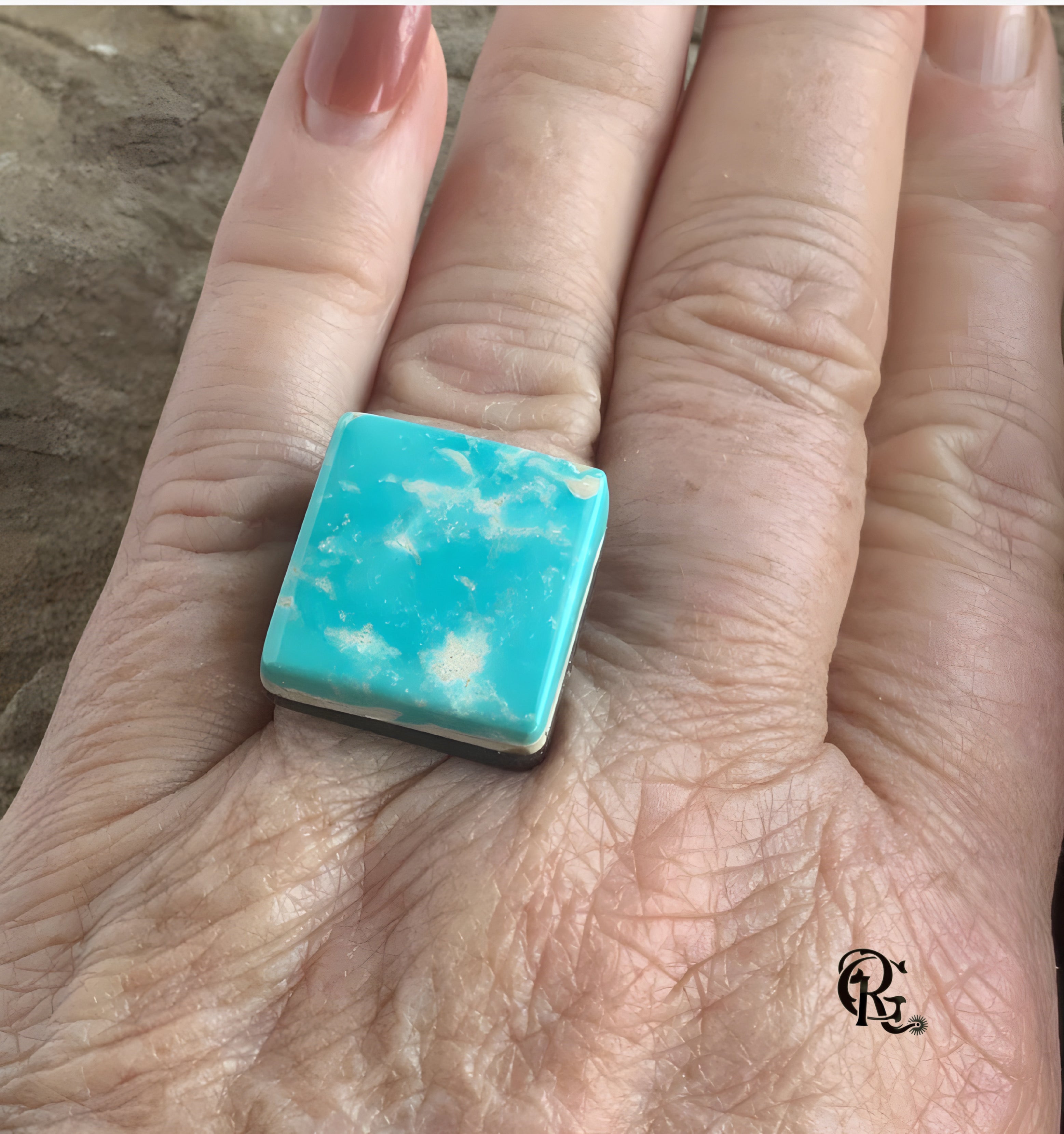 Royston Turquoise Rectangular Cabochon #R27