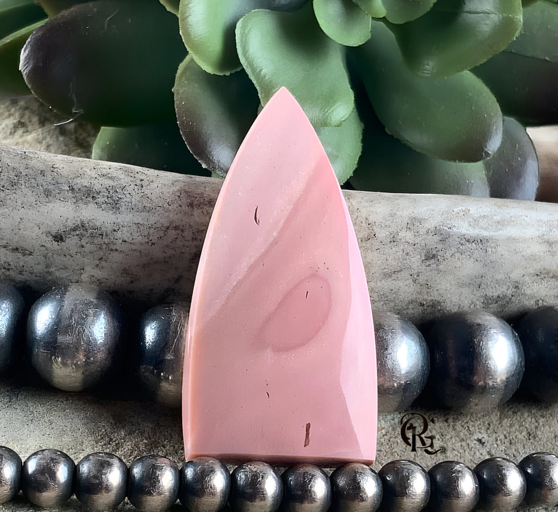 Pink Peruvian Opal Cabochon