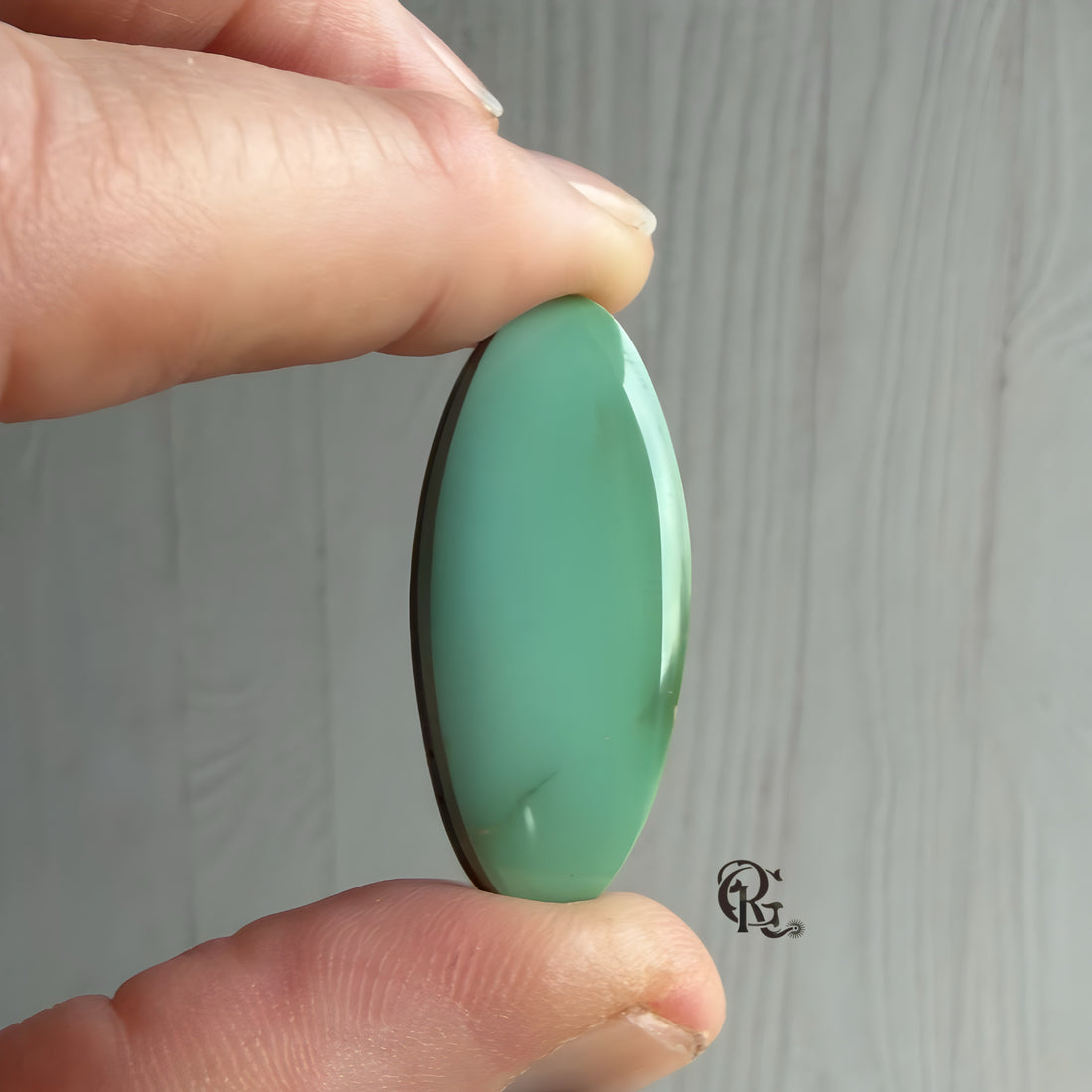 Royston Turquoise High Grade Light Green Long Oval Cabochon-Nevada Gemstone