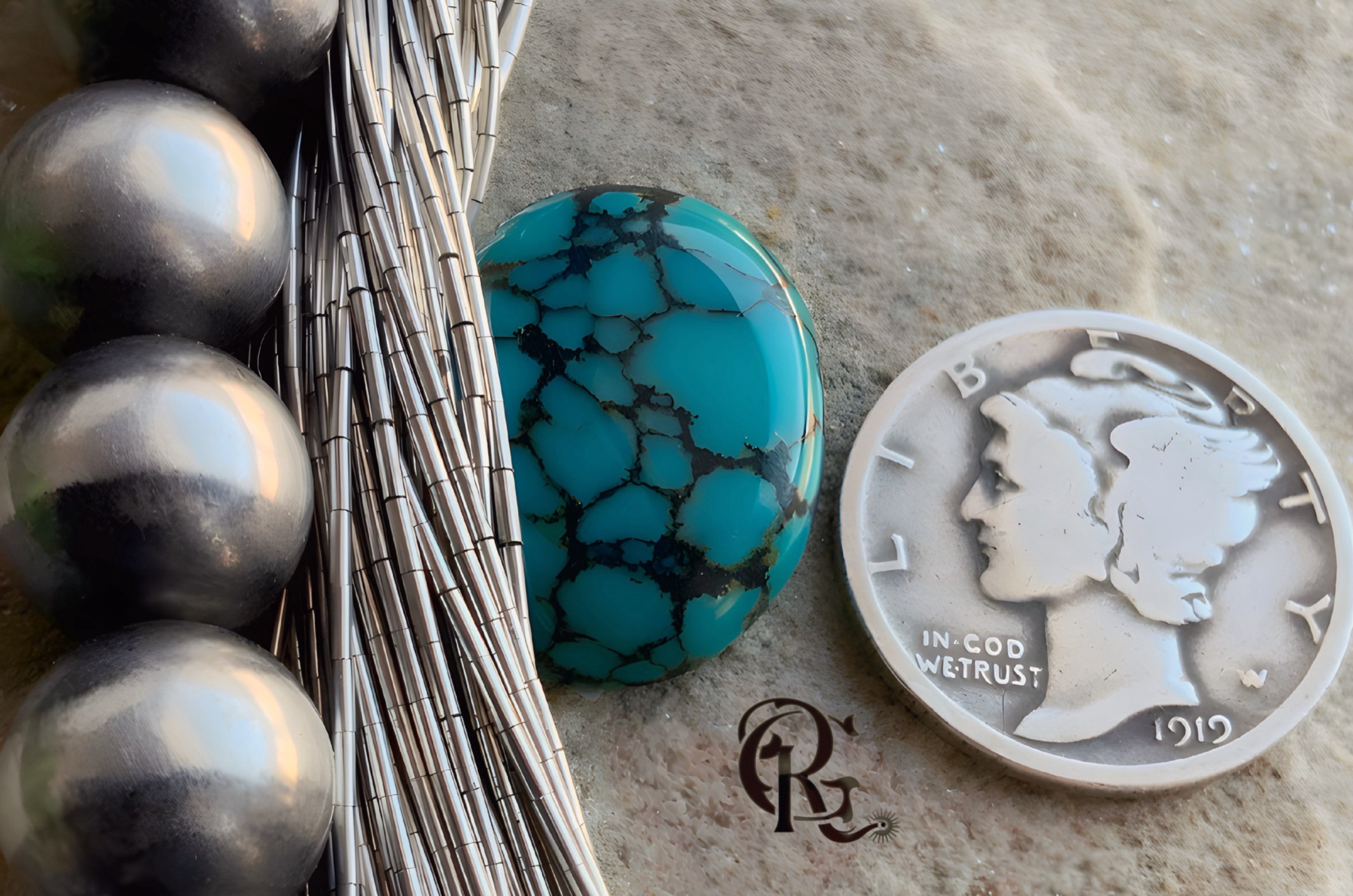 Bao Canyon Turquoise Oval Cabochon BC186