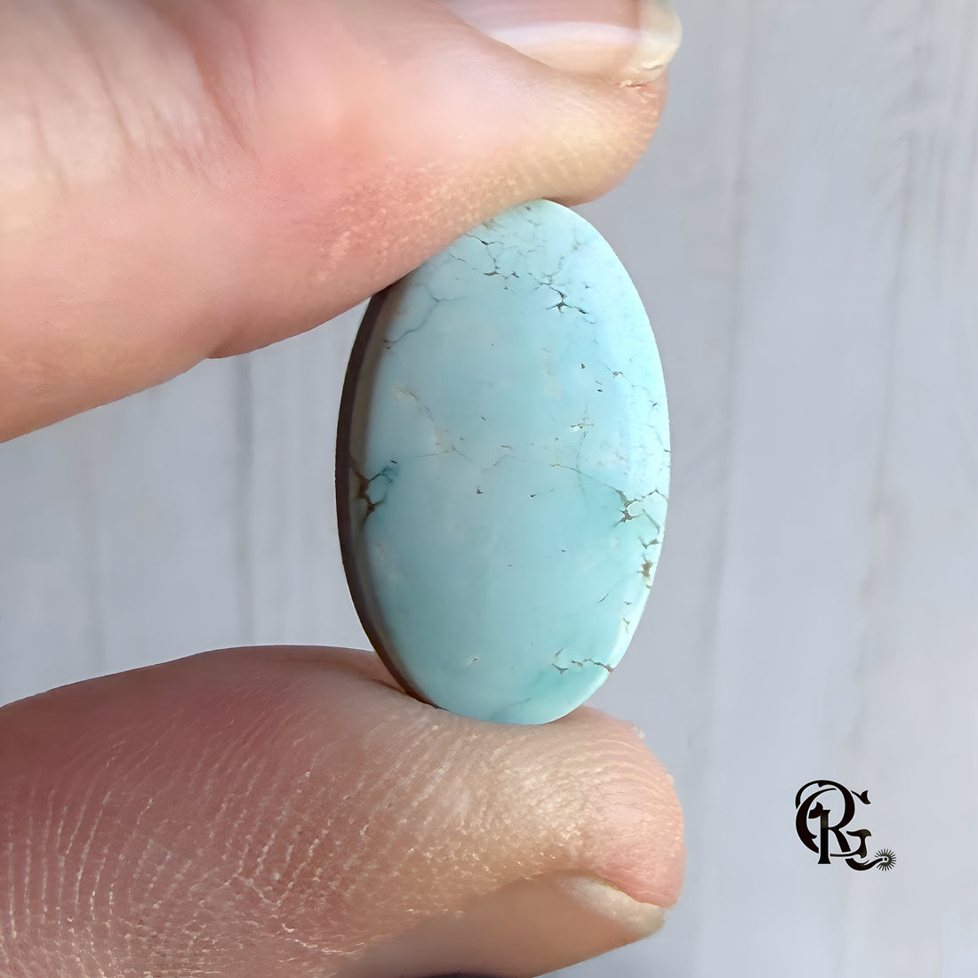 #8 Turquoise Oval Cabochon-Nevada Mined Gemstone