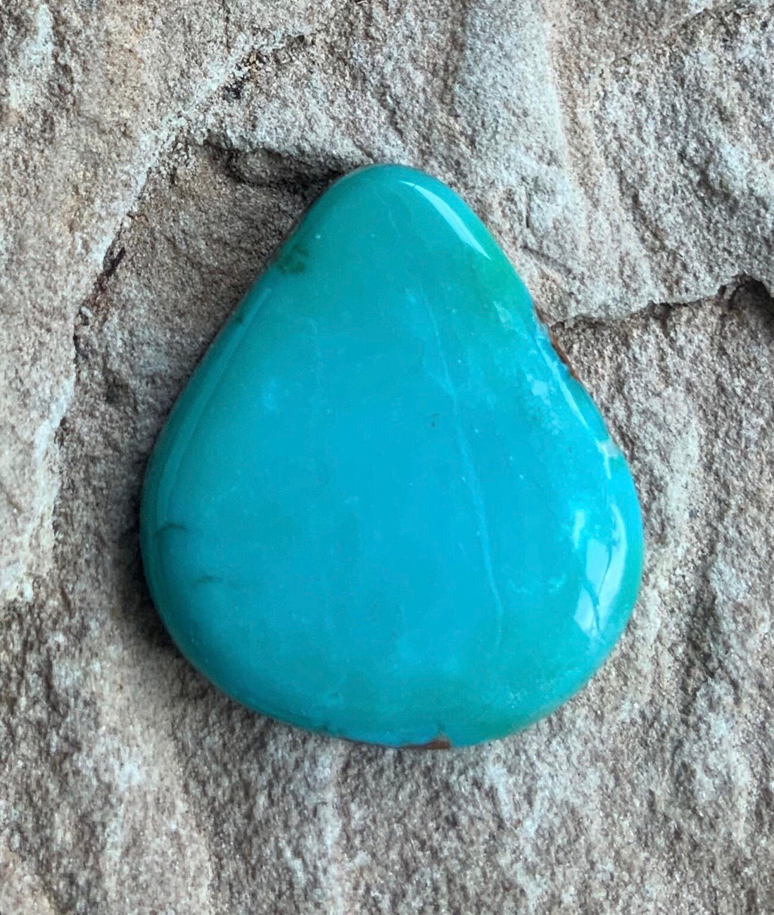 Royston Blue Turquoise Triangular Cabochon