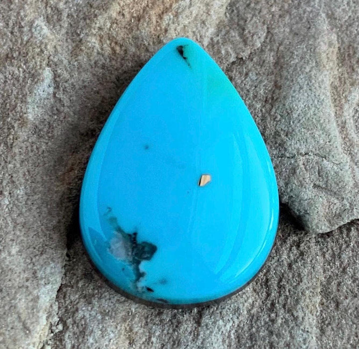 Ithaca Peak Turquoise Teardrop Cabochon