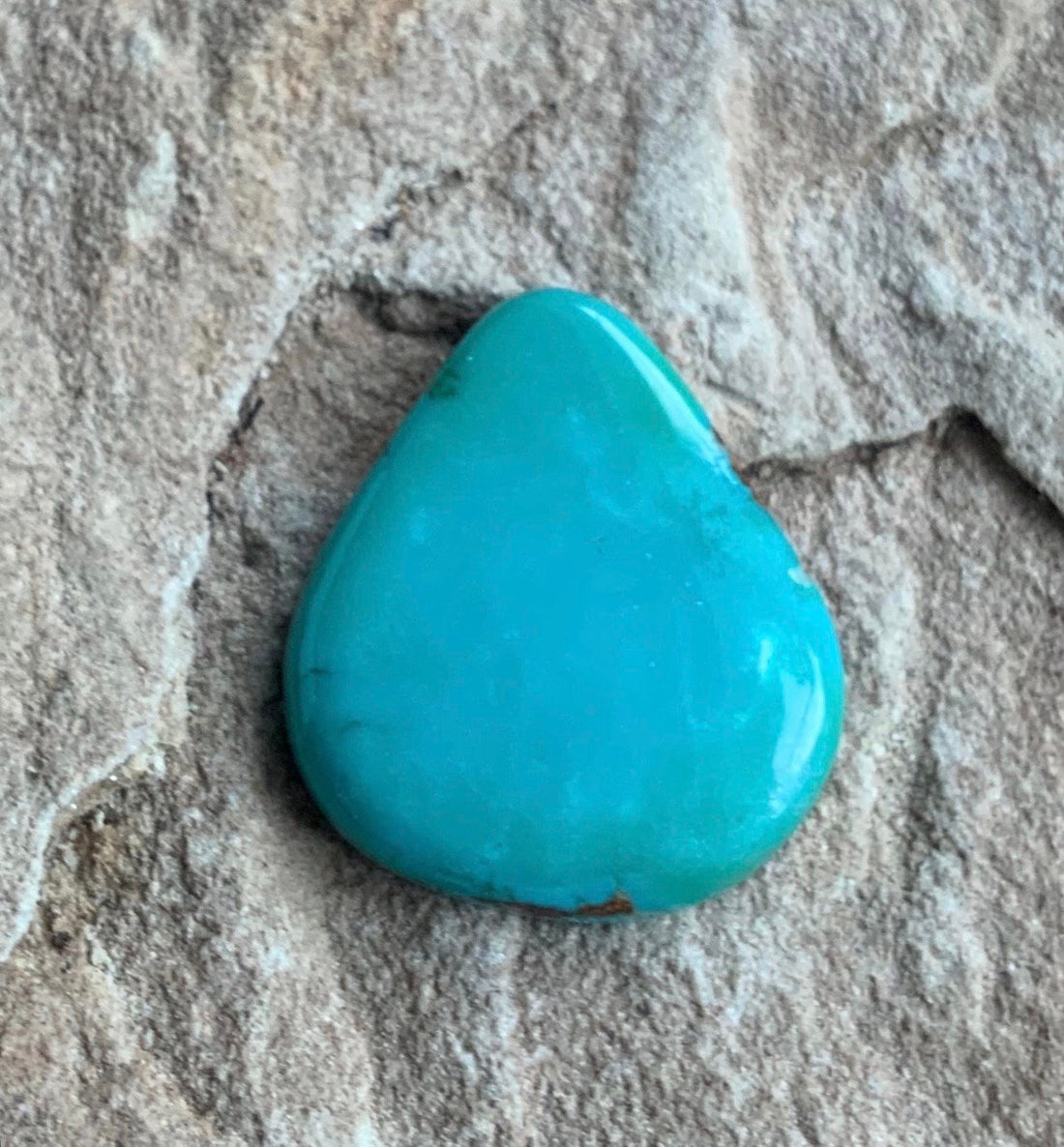 Royston Blue Turquoise Triangular Cabochon