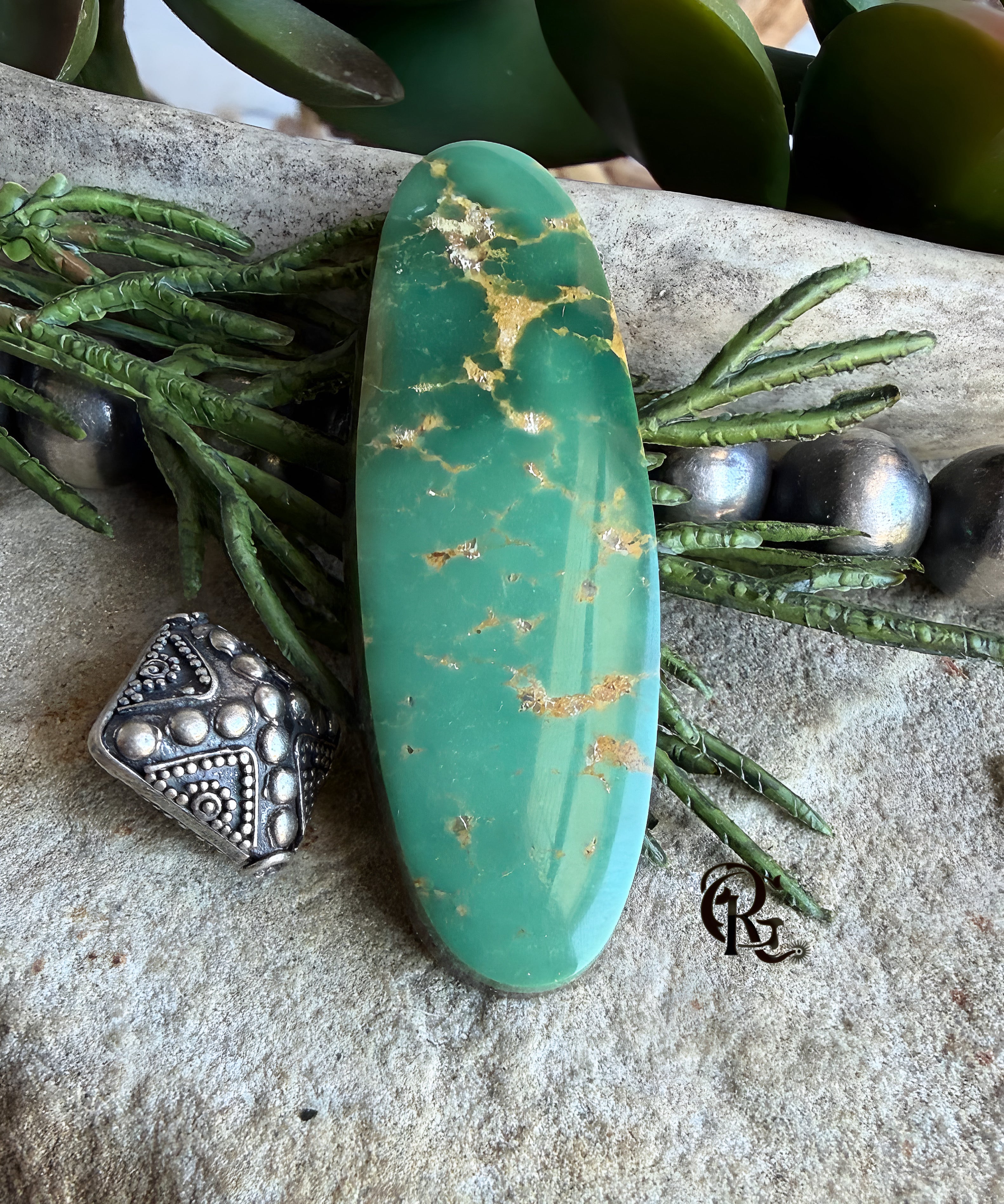 Green Royston Turquoise Oval