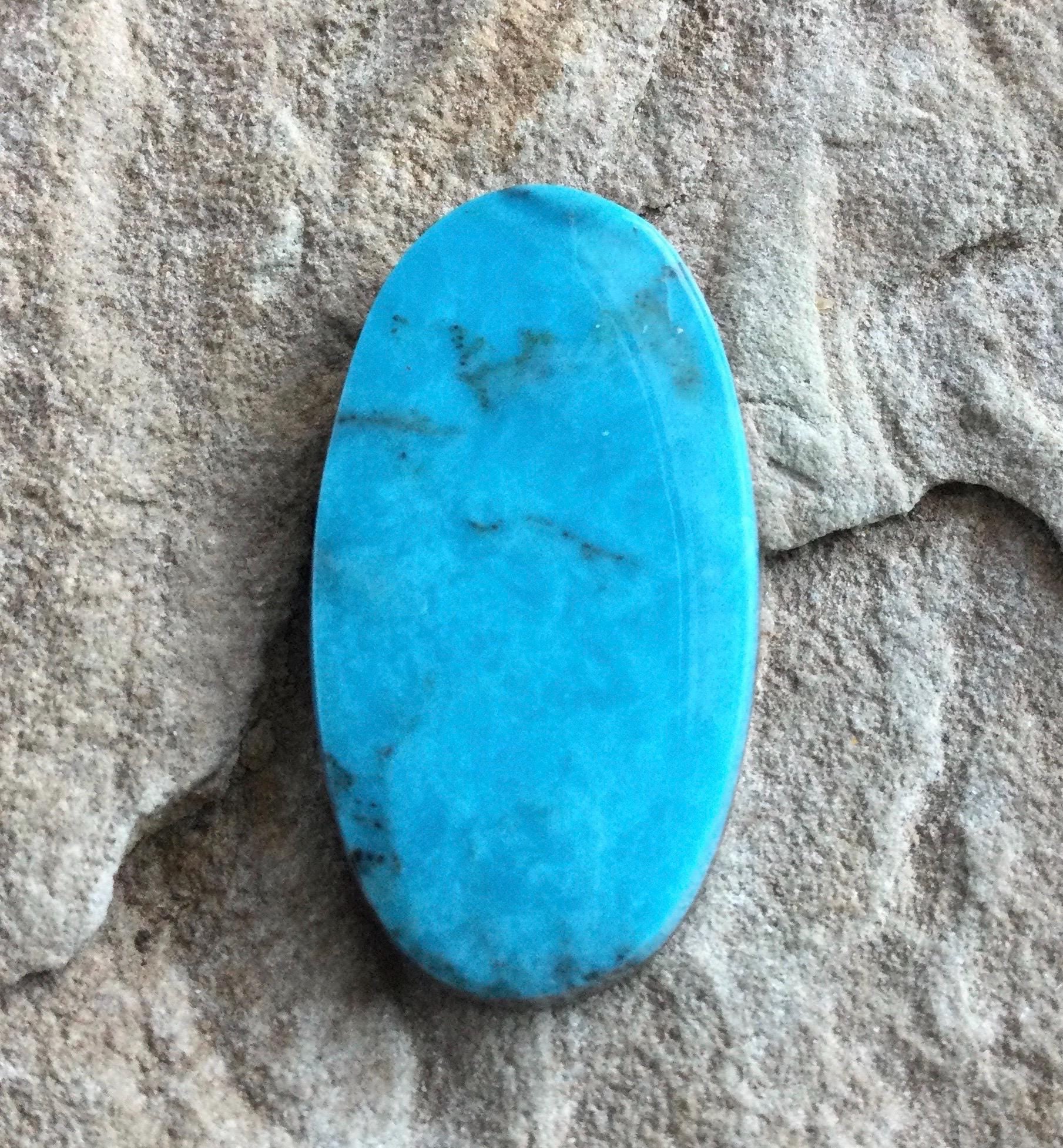 Blue Kingman Turquoise Oval Cabochon #K142