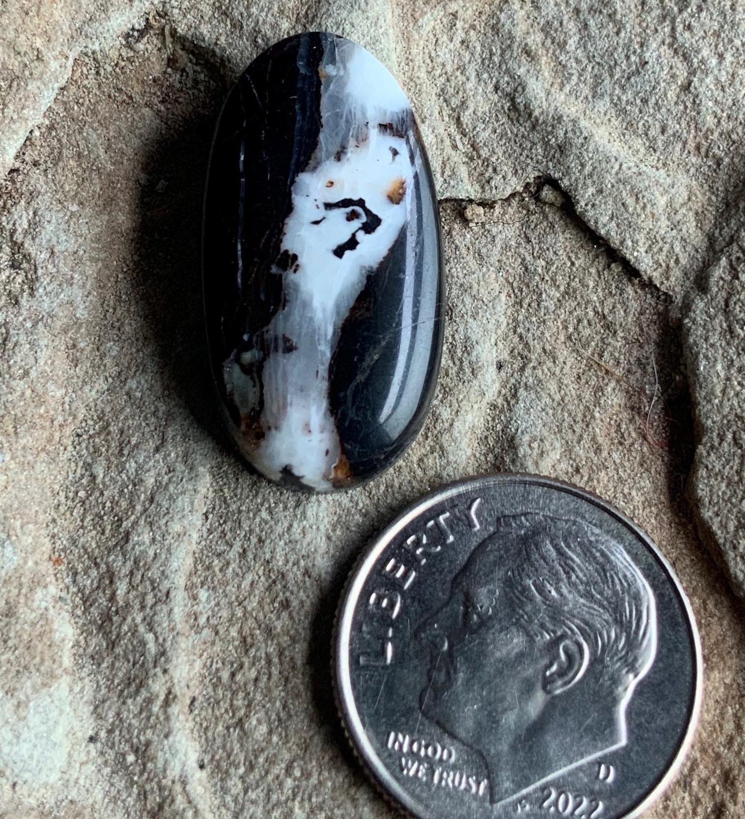 Natural White Buffalo Oval Cabochon  #WB67