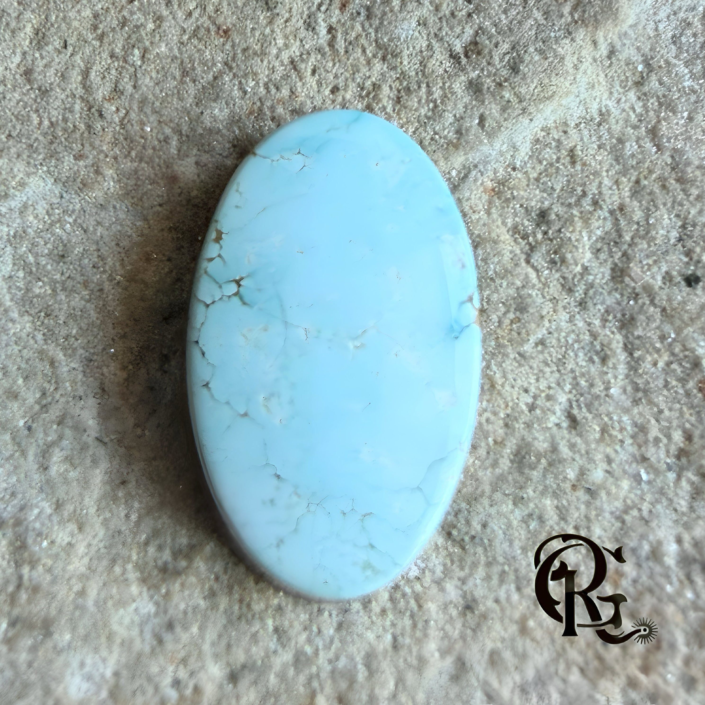 #8 Turquoise Oval Cabochon-Nevada Mined Gemstone