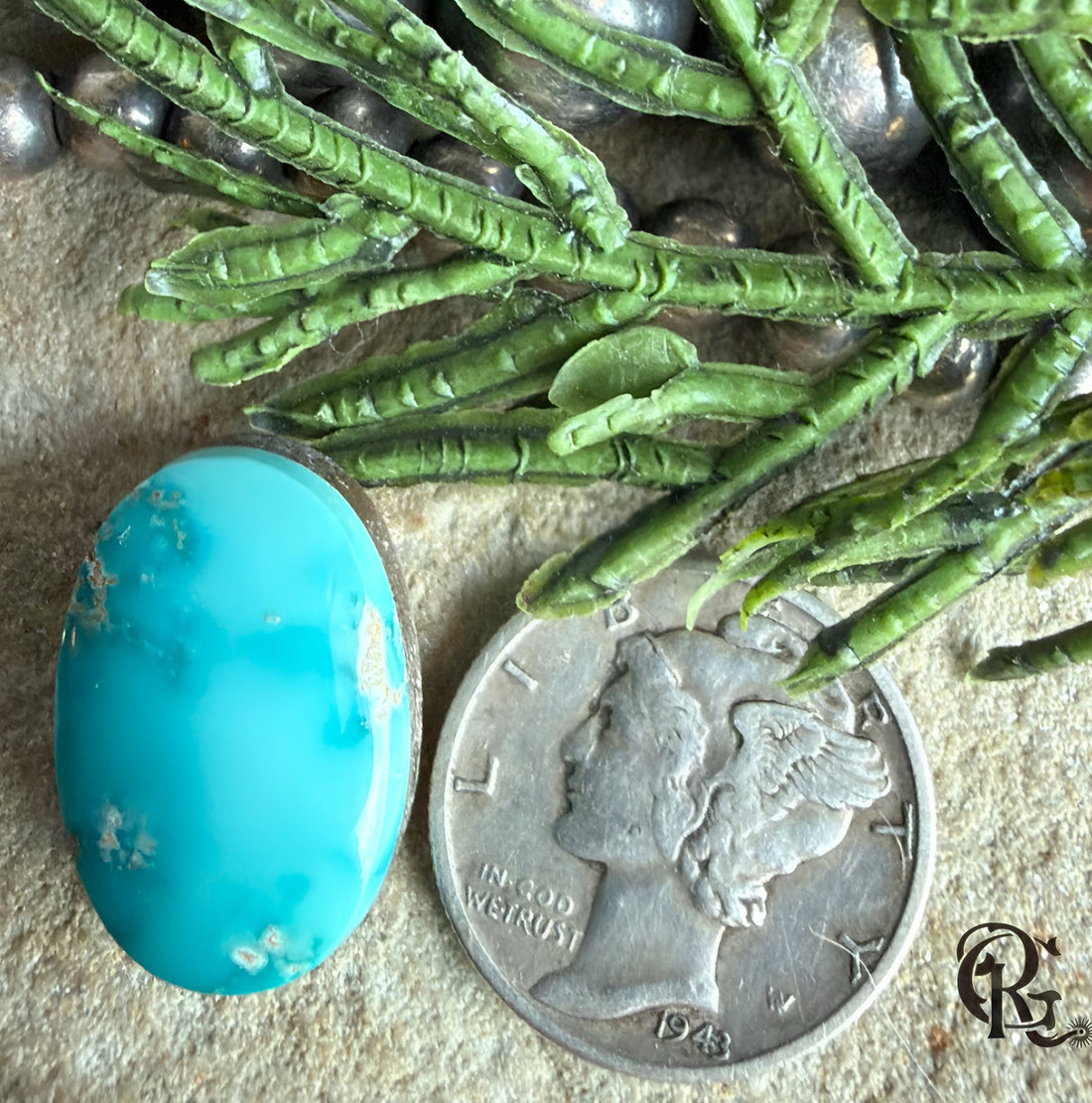 Natural Royston Turquoise Blue Oval Cabochon-Nevada Gemstone (Copy)