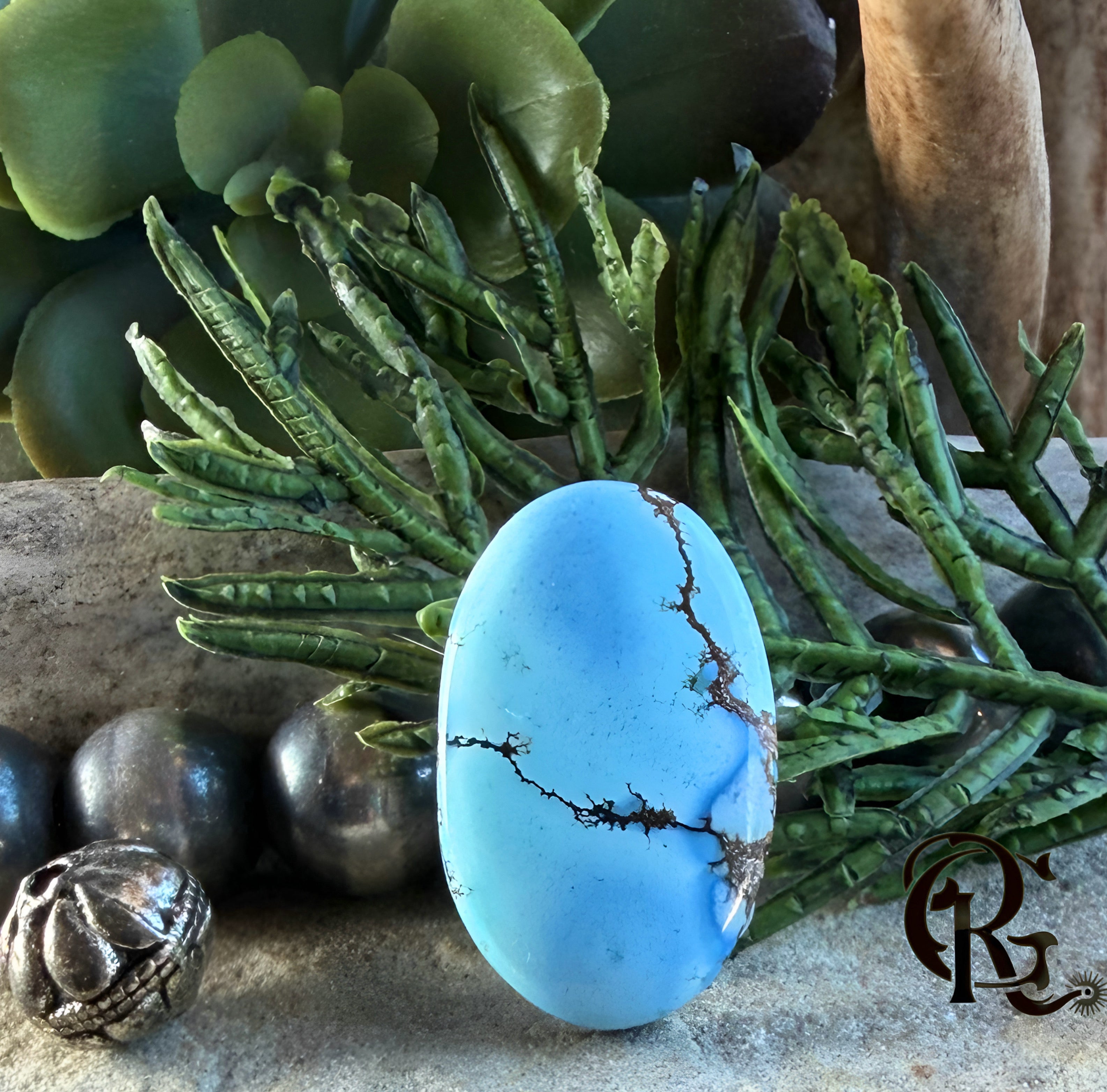 Gobi Desert Lavender Oval Cabochon