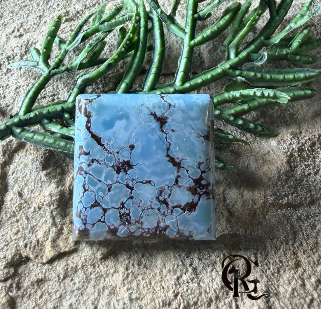 Gobi Turquoise Square Cabochon
