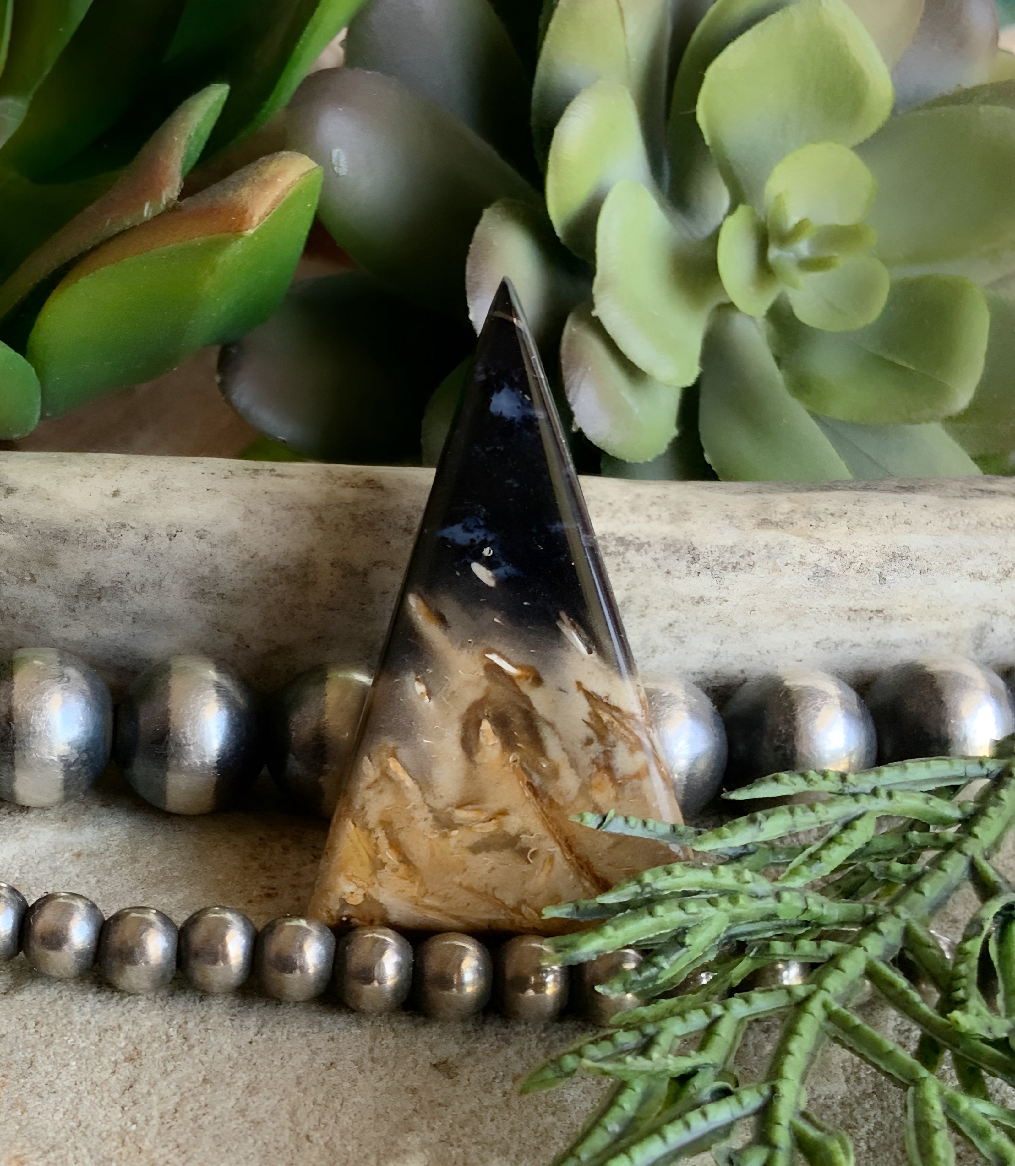 Indonesian Palm Root Cabochon