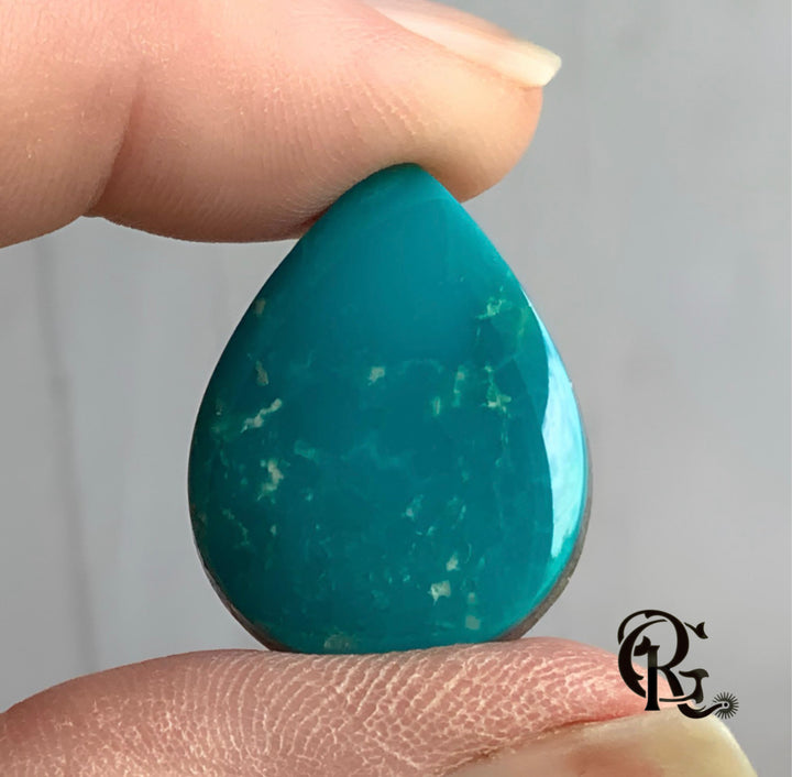 Royston Turquoise Teardrop Cabochon-Nevada Mined Gemstone