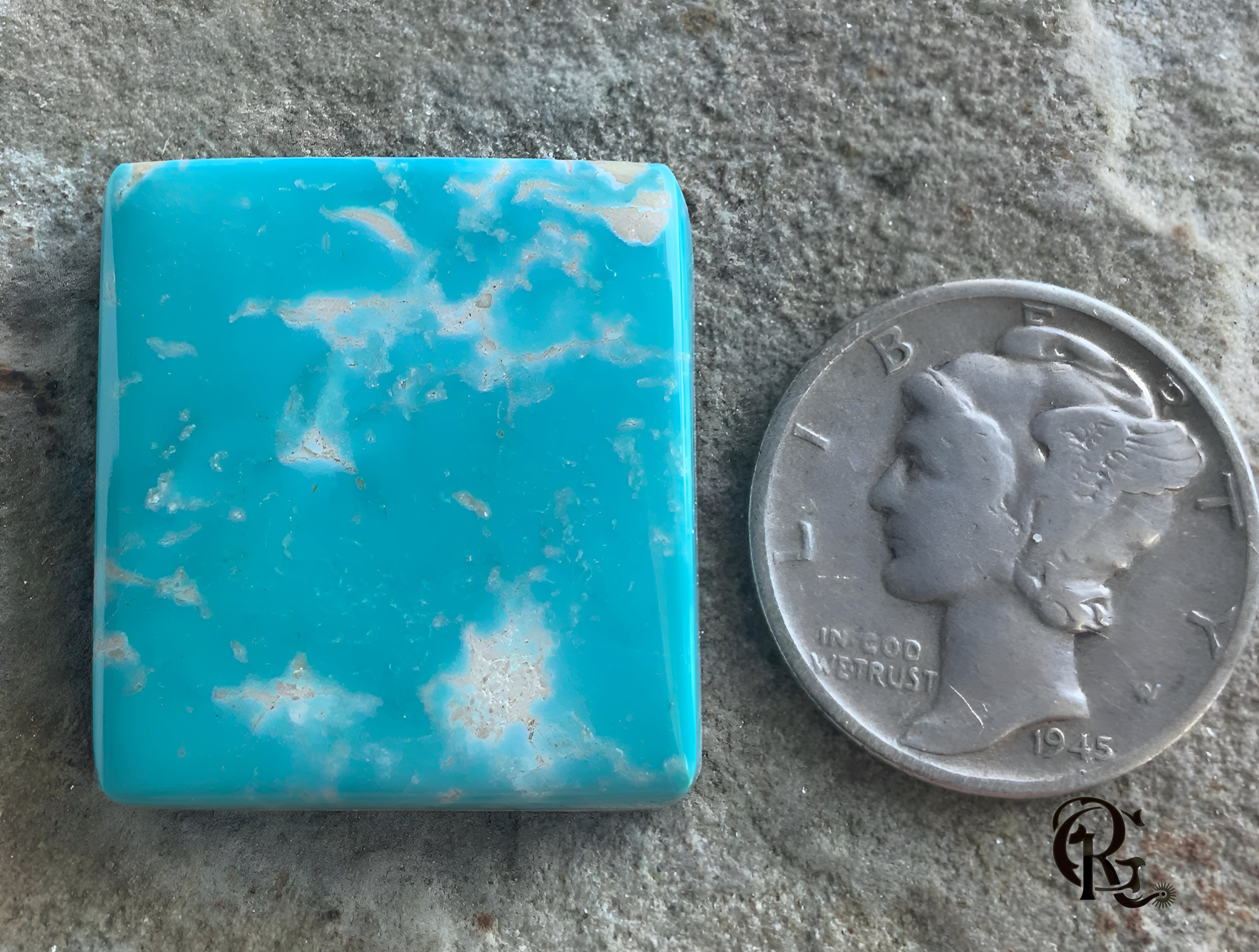 Royston Turquoise Rectangular Cabochon #R27