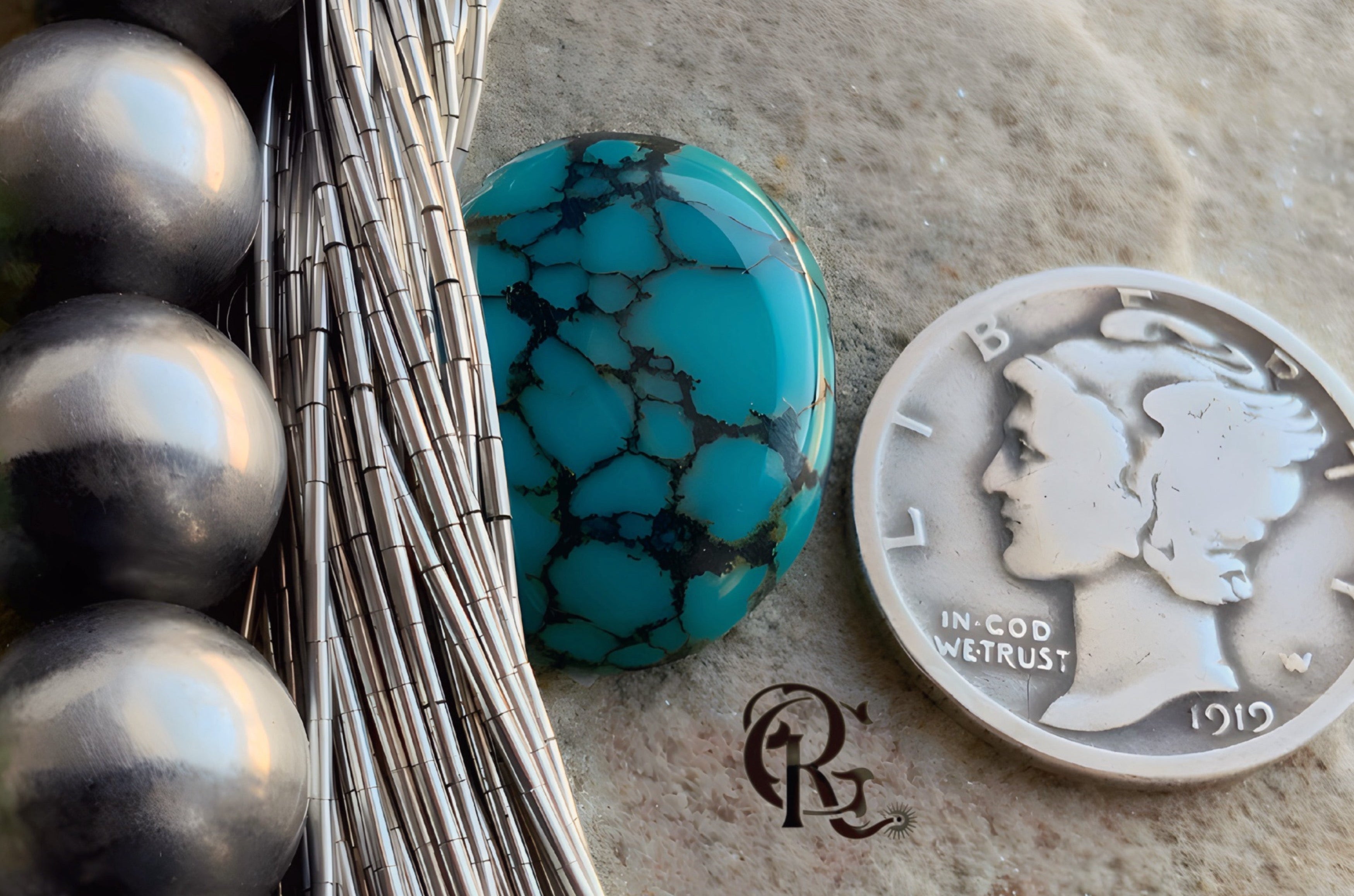 Bao Canyon Turquoise Oval Cabochon BC186