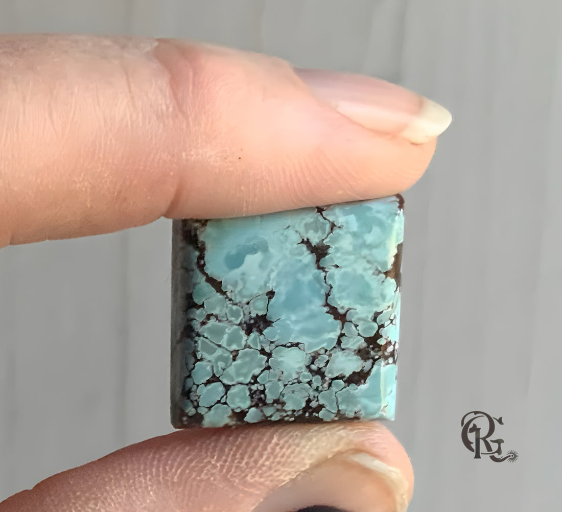 Gobi Turquoise Square Cabochon